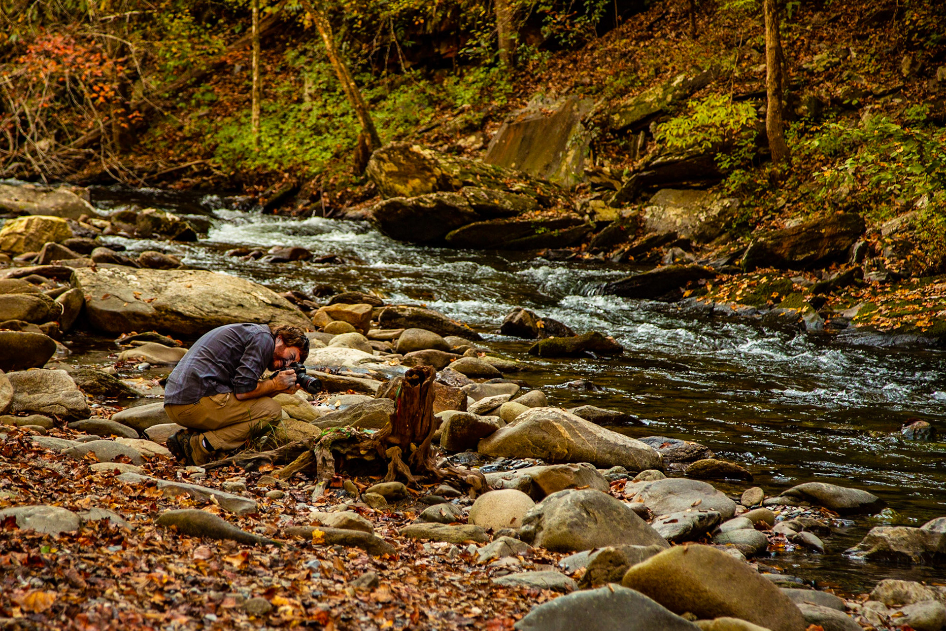 My son and I took a trip up Citico Creek that we have talked about for some time.  It turned out to be a great day for the adventure.