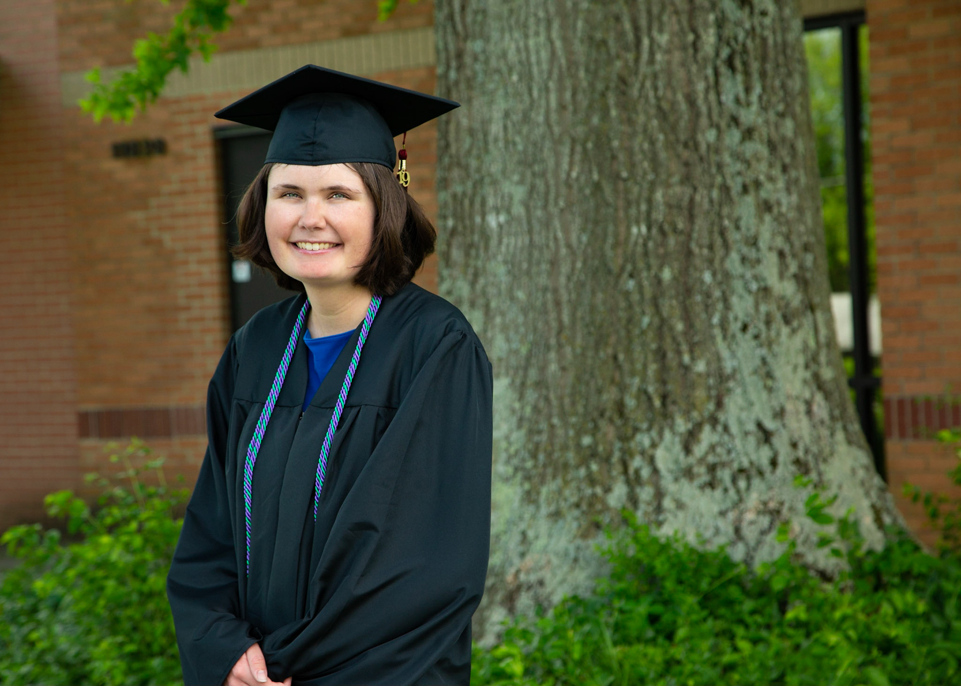 I was honored to be asked to take pictures of Katie by her mother.  Katie is a darling I have known since she was very young.  She is graduating from Maryville College next week.  We shot these in front of our church.