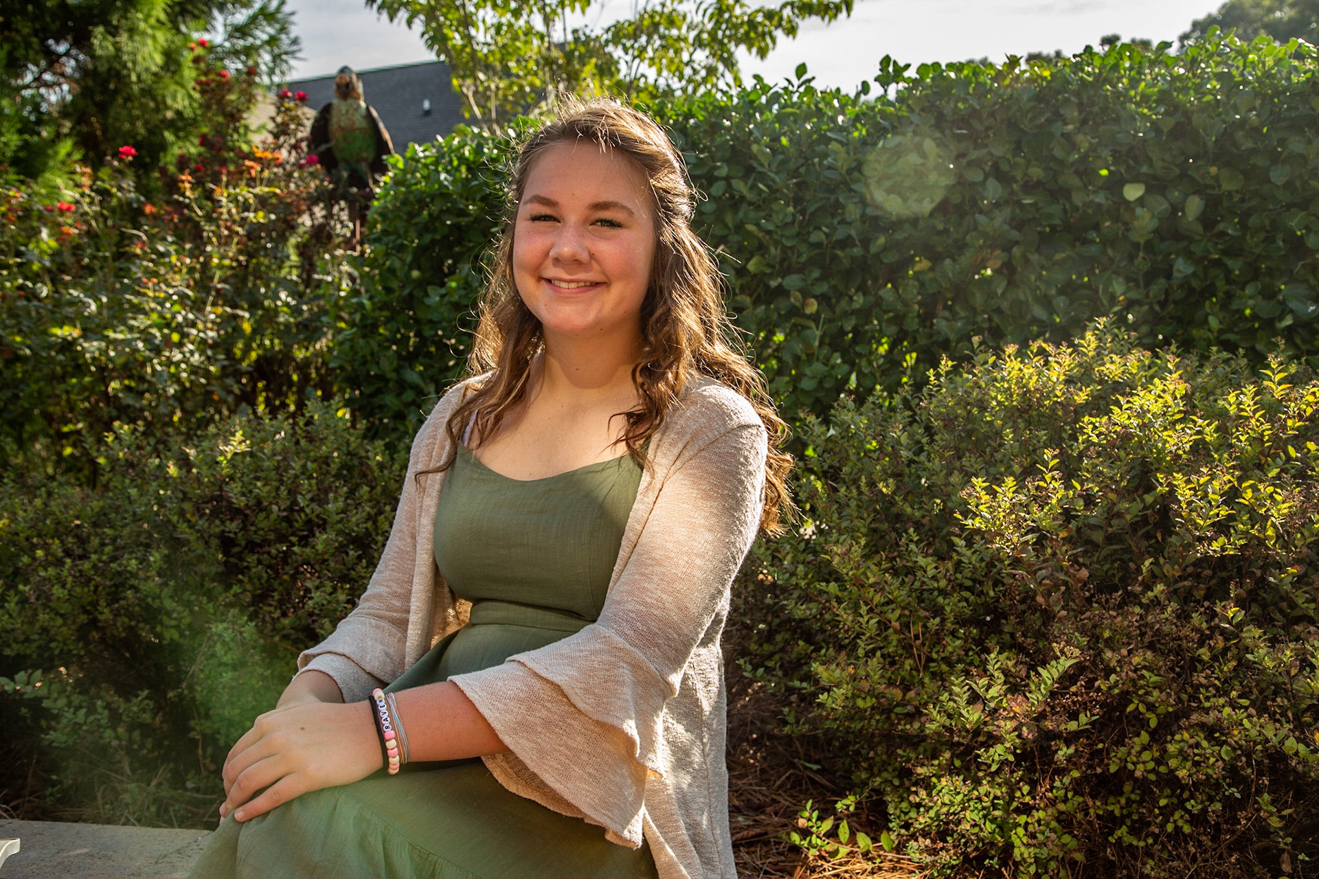 Sophia and Raven stayed with us Saturday and Sunday.  They were dressed for church, when I decided it was time for a few pictures.