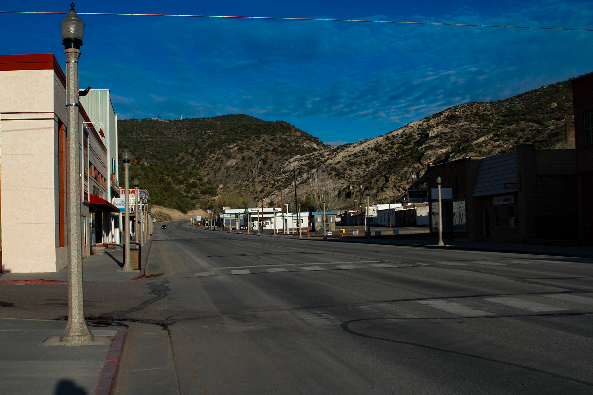 Ely, Nevada, May 21, 2011 - On my first morning in Ely, I walked the streets near Hotel Nevada for about an hour, before driving down the street in search of breakfast.