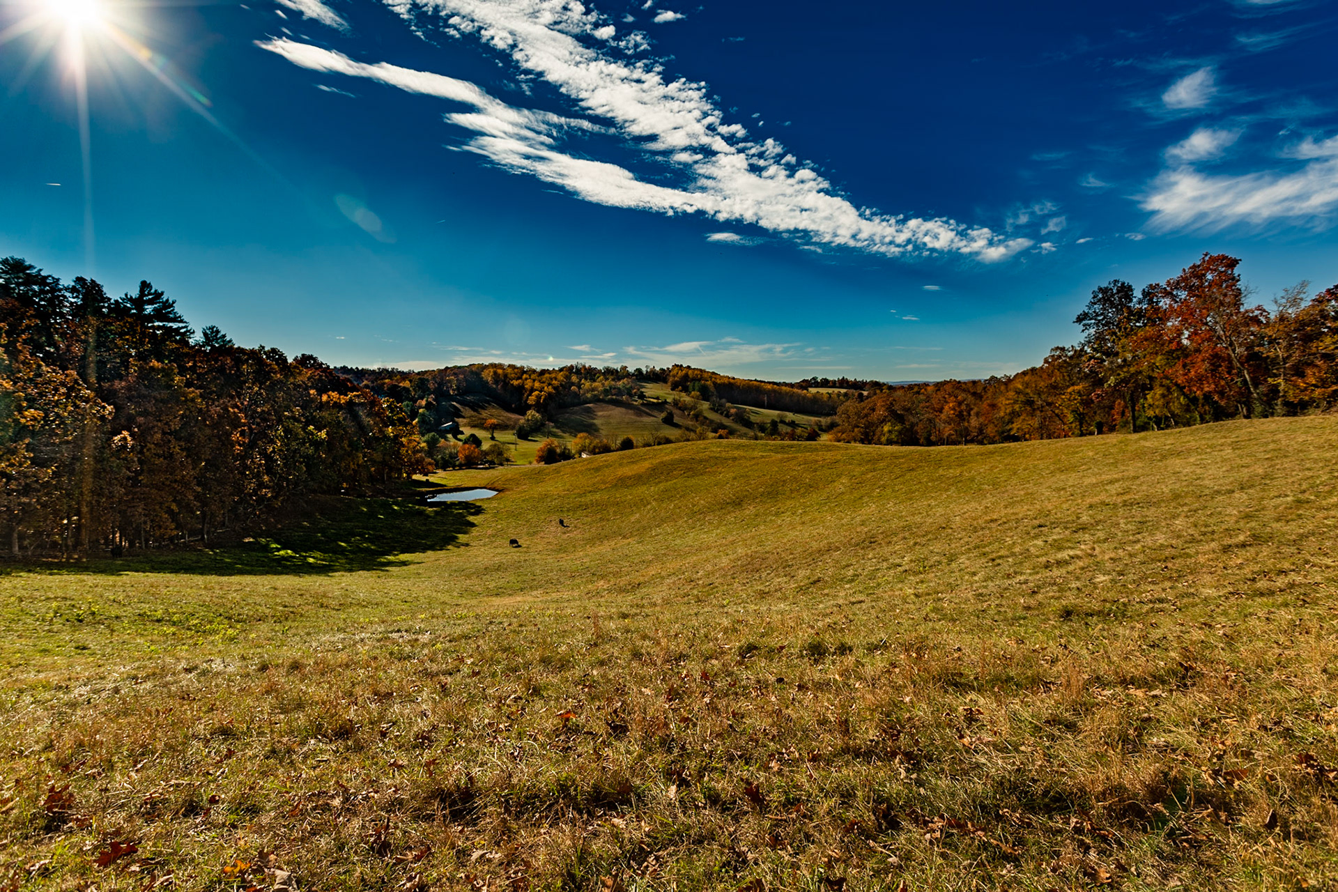 East Tennessee Hills in Fall - Grubb Road