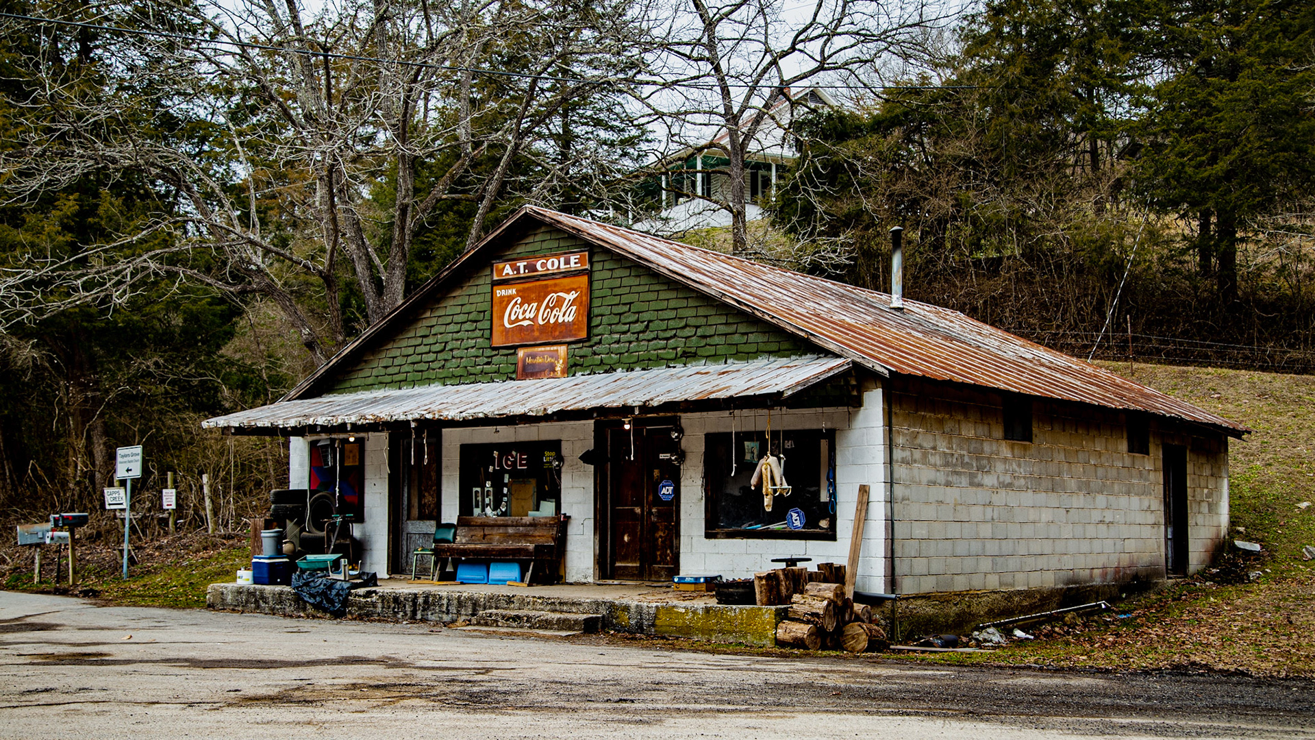 I have been in many country stores, including this one. When I saw it this time, after 40 or 50 years since the last time I was on this road, I was touched. Other than being closed, it seemed as I saw it when I roamed these country roads of my youth. In February 2018, my grandson (17-year-old city guy) and I came across an authentic and operating country store, on our way to Max Patch. I had to show him inside. I’m not sure he understood it the way I did.