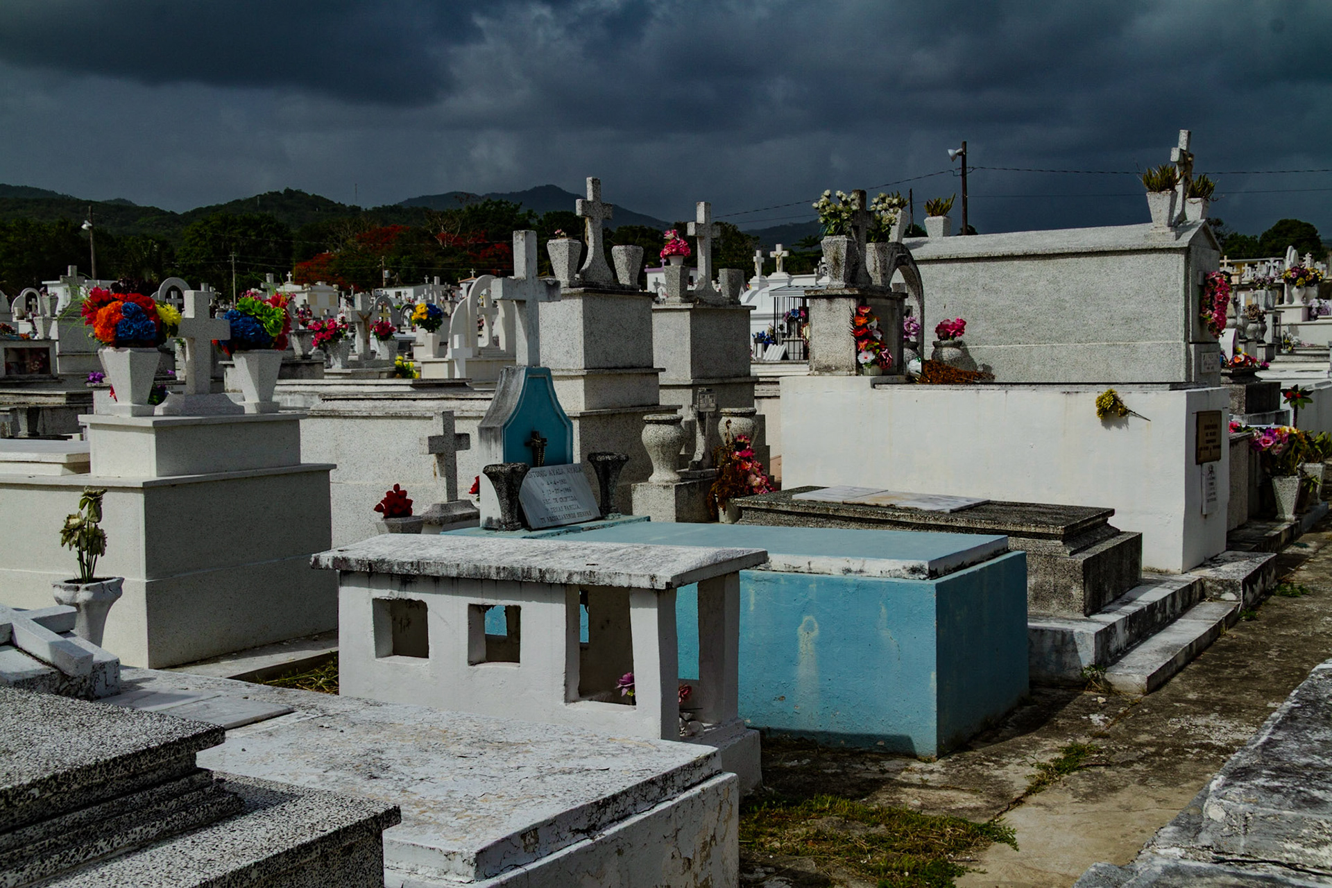 One of our very interesting stops was a huge cemetery in Sabana Grande.  It was extraordinarily elaborate.