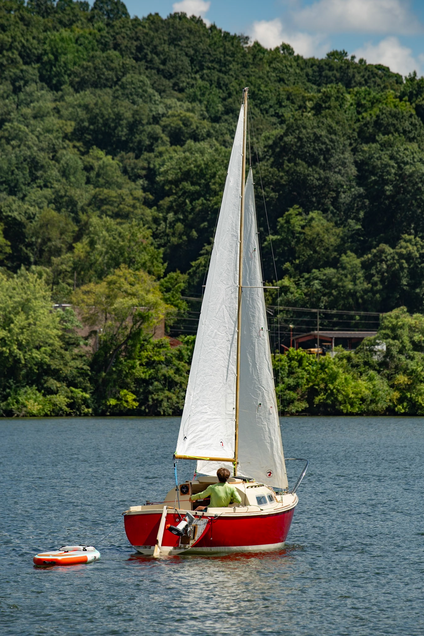 Mark Lewis Sailing at Sequoyah Hills Park, August 18, 2024