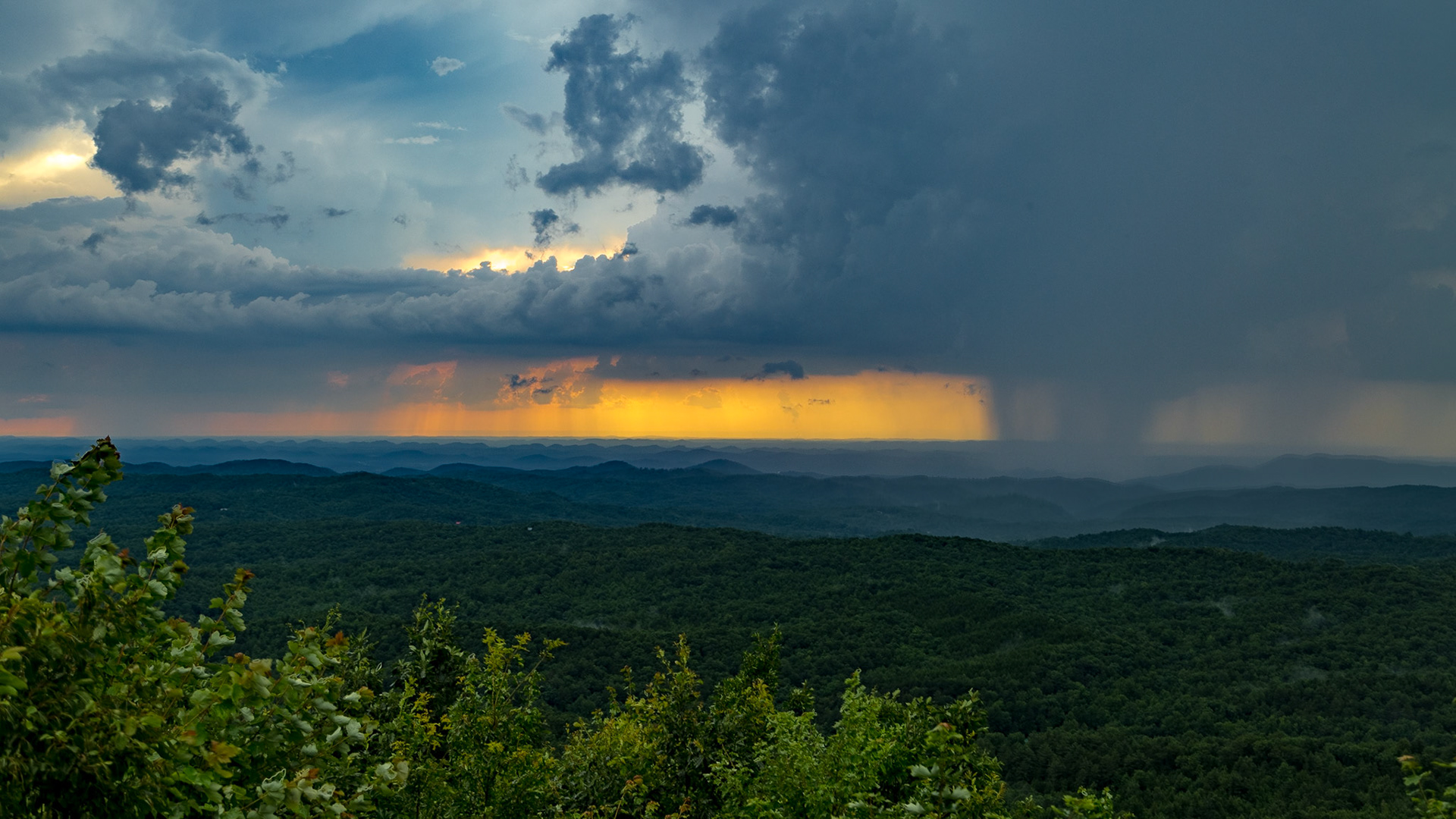 From Turkey Creek Overlook of the Cherohala Skyway