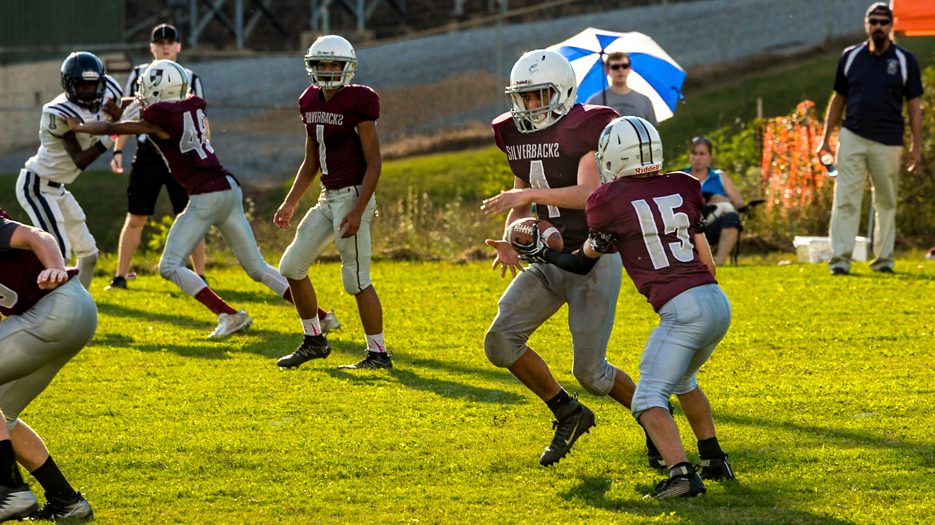 Trever Playing Football