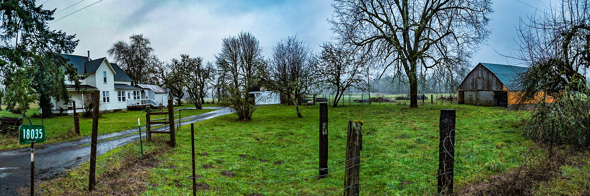 I had an aunt, who was born in 1895 and raised two sons in this house outside Dallas, Oregon. January 21, 2917 was my third trip to here in my lifetime.