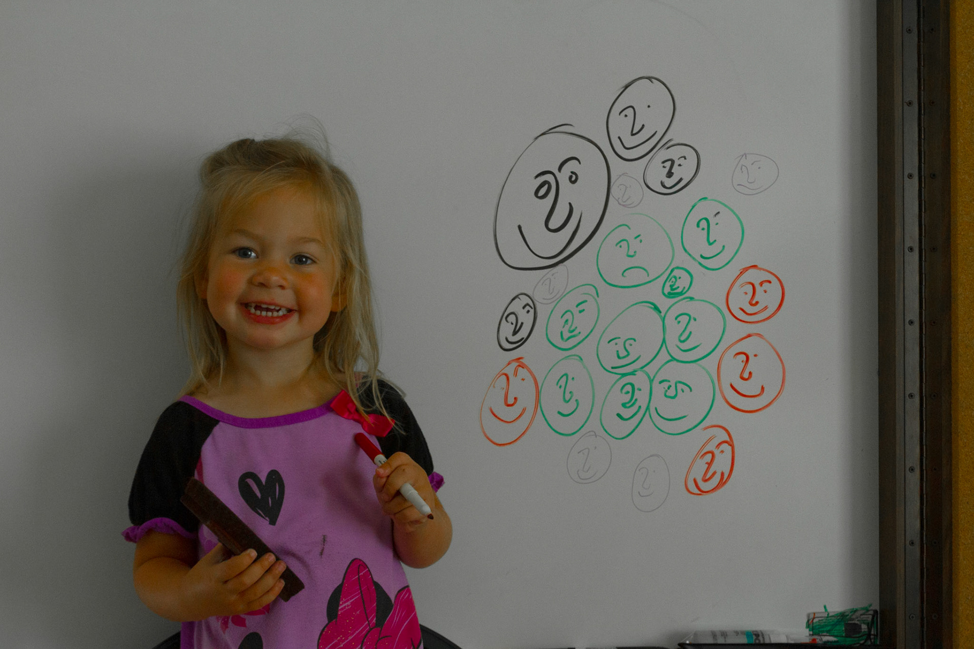 Shooting in the bonus room while Raven slept and the responsible adults were off doing other things.