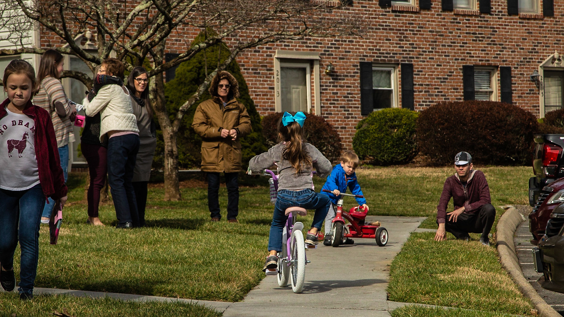 Josephine got a bicycle for her 7th birthday.
