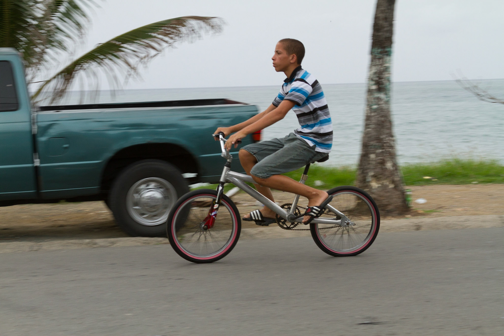 Evening live at one of many beaches on the west end of Puerto Rico