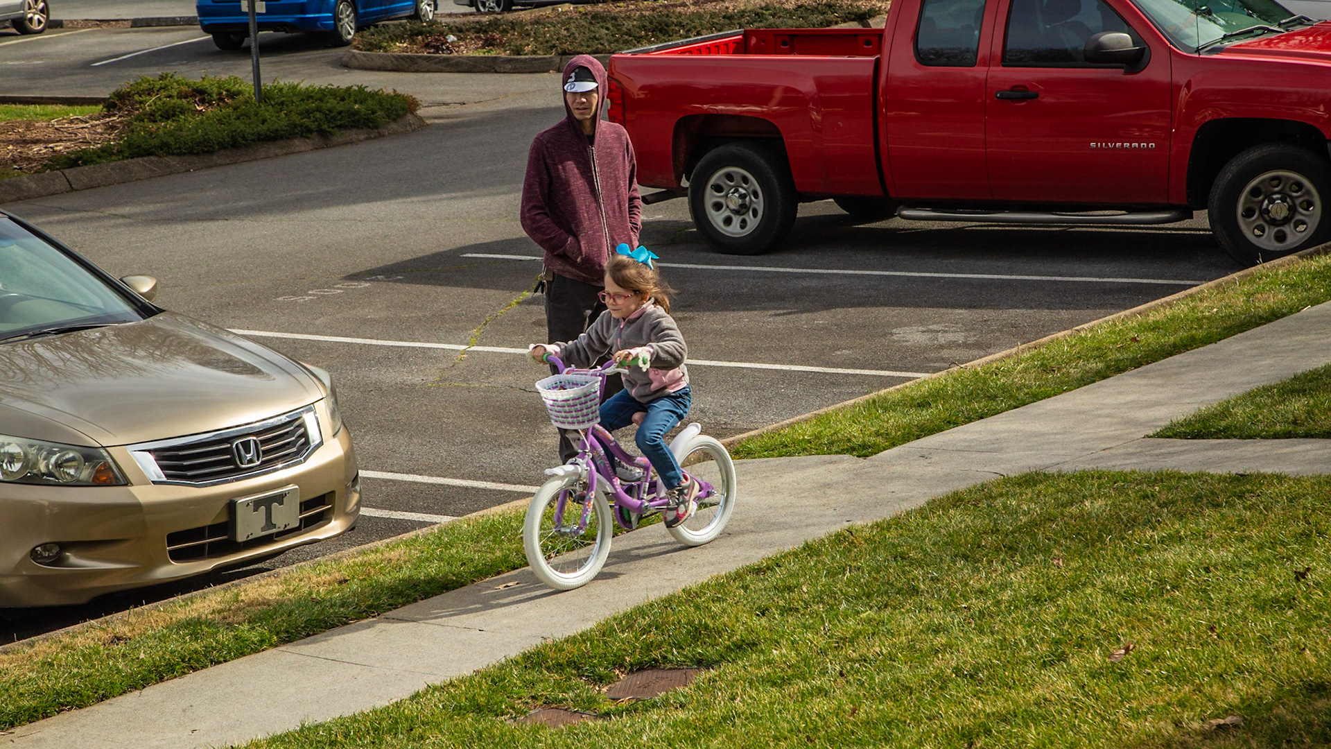 Josephine got a bicycle for her 7th birthday.