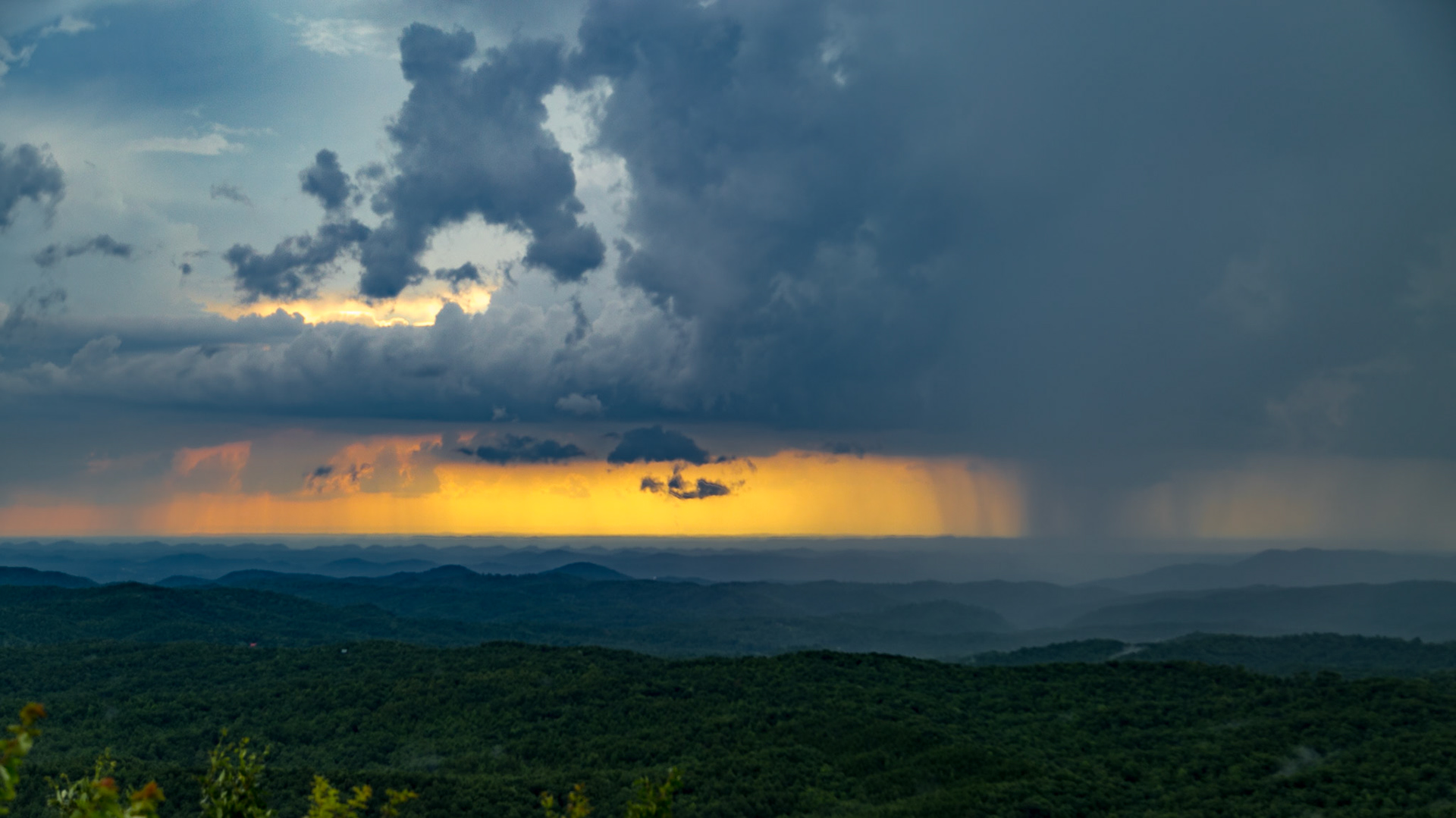 From Turkey Creek Overlook of the Cherohala Skyway
