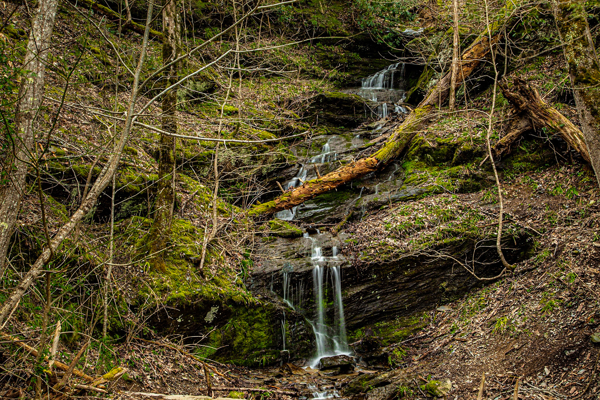 Waterfalll on Foothills Parkway