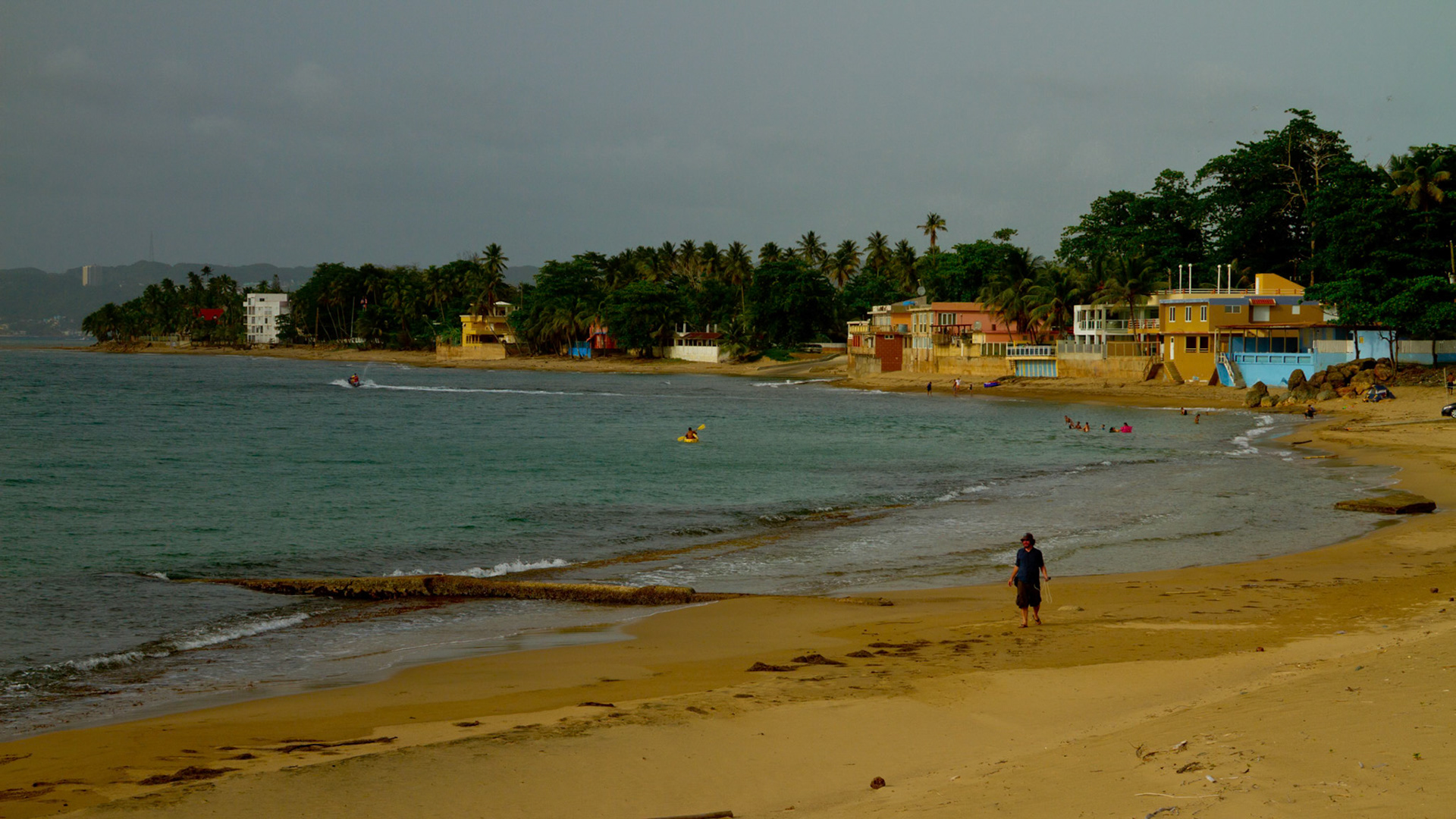 Evening live at one of many beaches on the west end of Puerto Rico