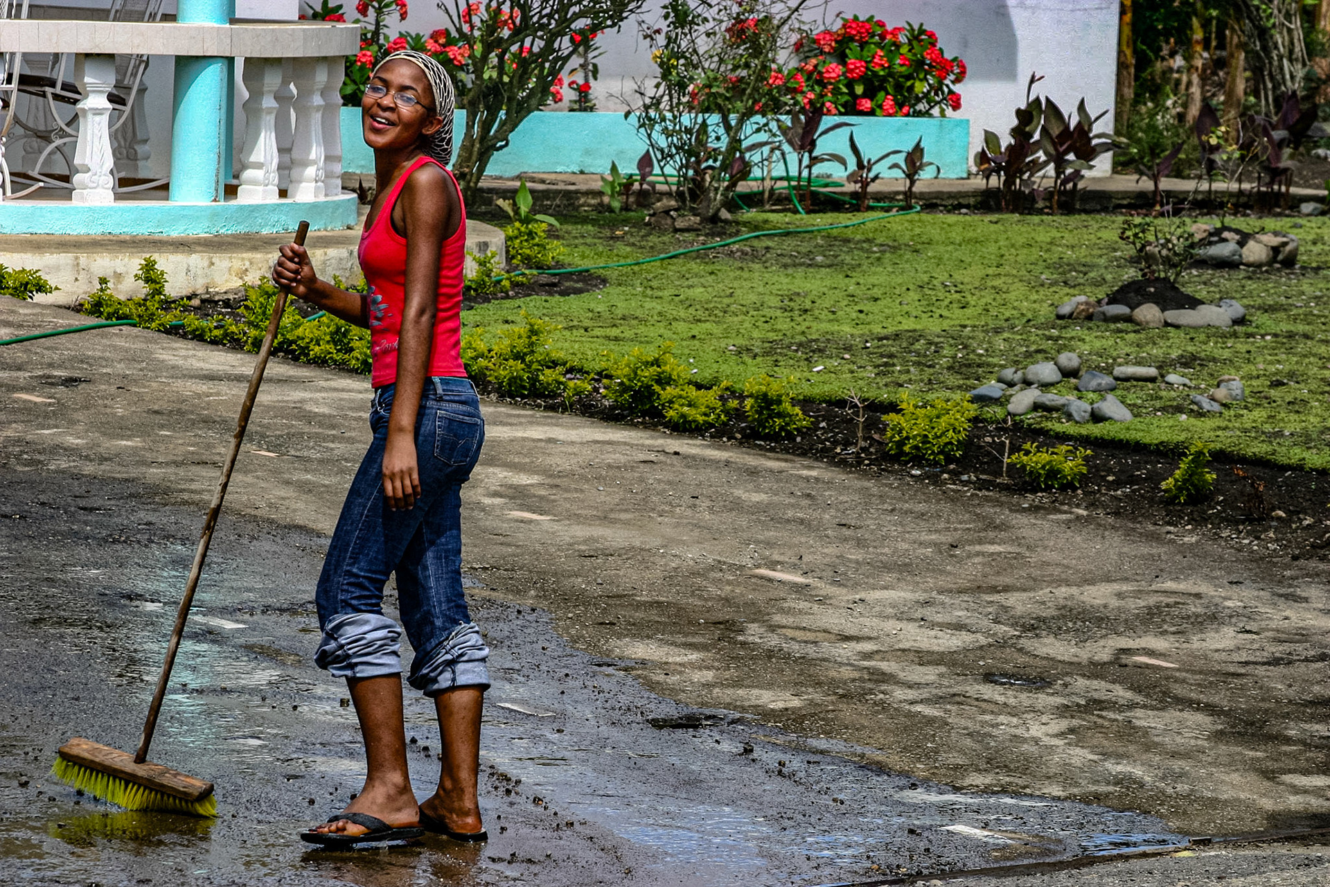 Near Institute for Latin American Concern (ILAC), Santiago de los Caballeros, Santigo, Domincan Republic, February 27, 2009