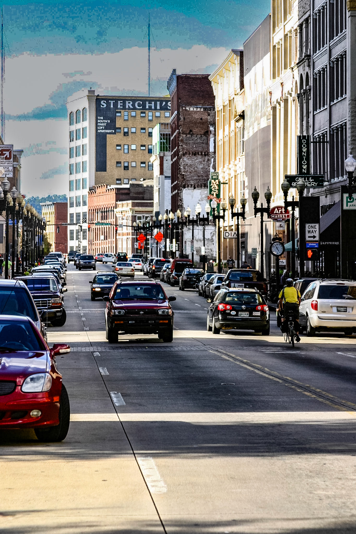 Sunday Afternoon Walking Downtown Knoxville, September 27, 2009