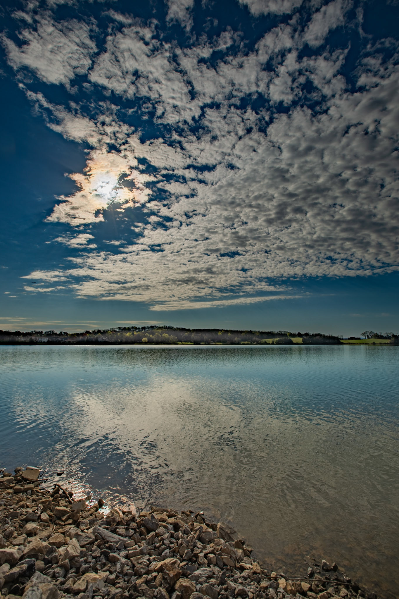 Clouds at Concord Boat Ramp, Farragut, Tennessee, March 25, 2025