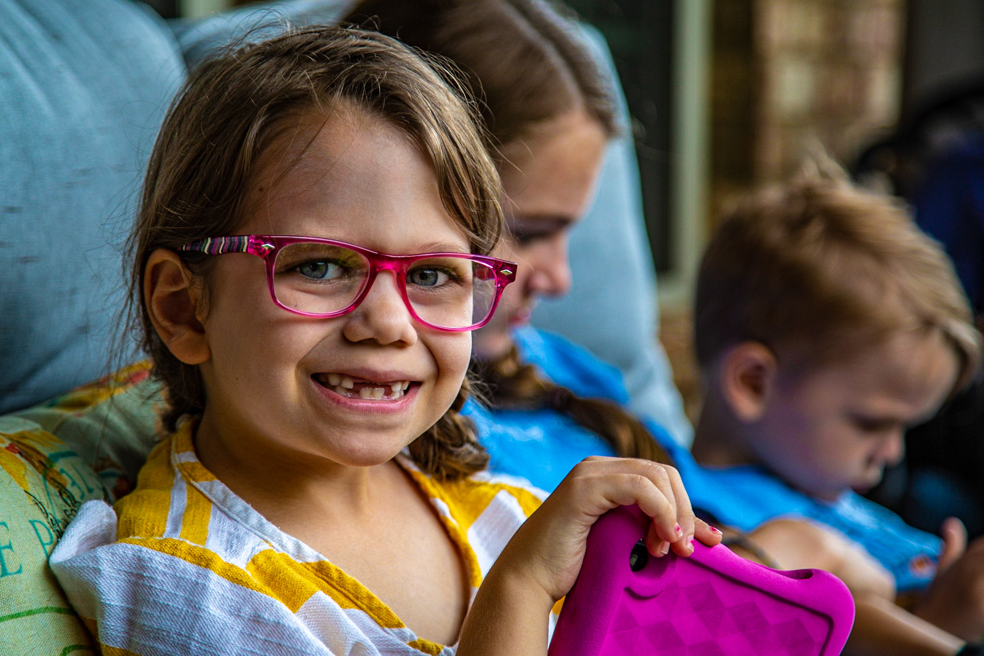 Rainy Day on Grammy's Screened In Porch