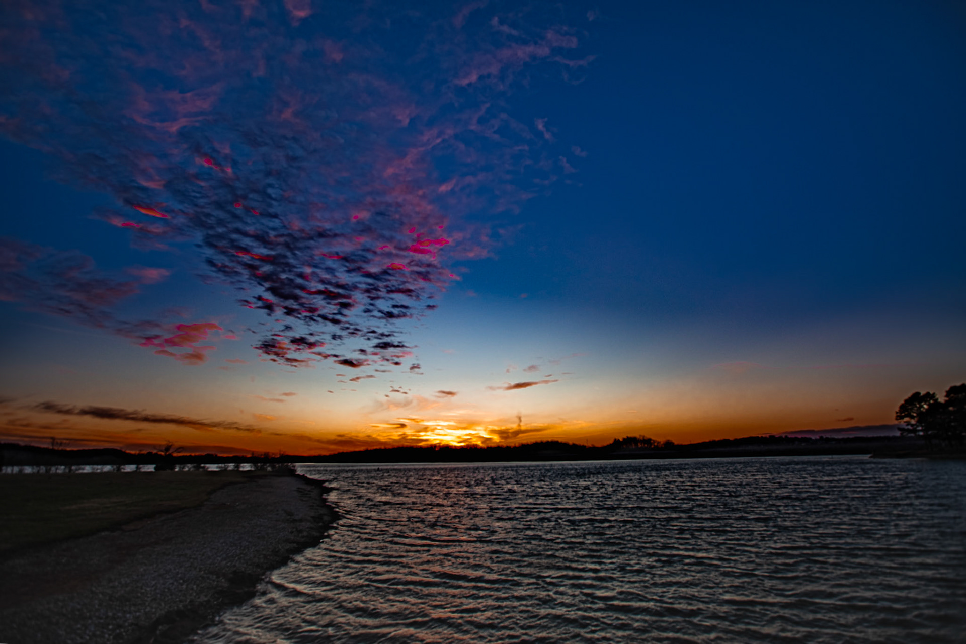 Sunset at Bussell Island, Lenoir City, Tennessee, March 1, 2025