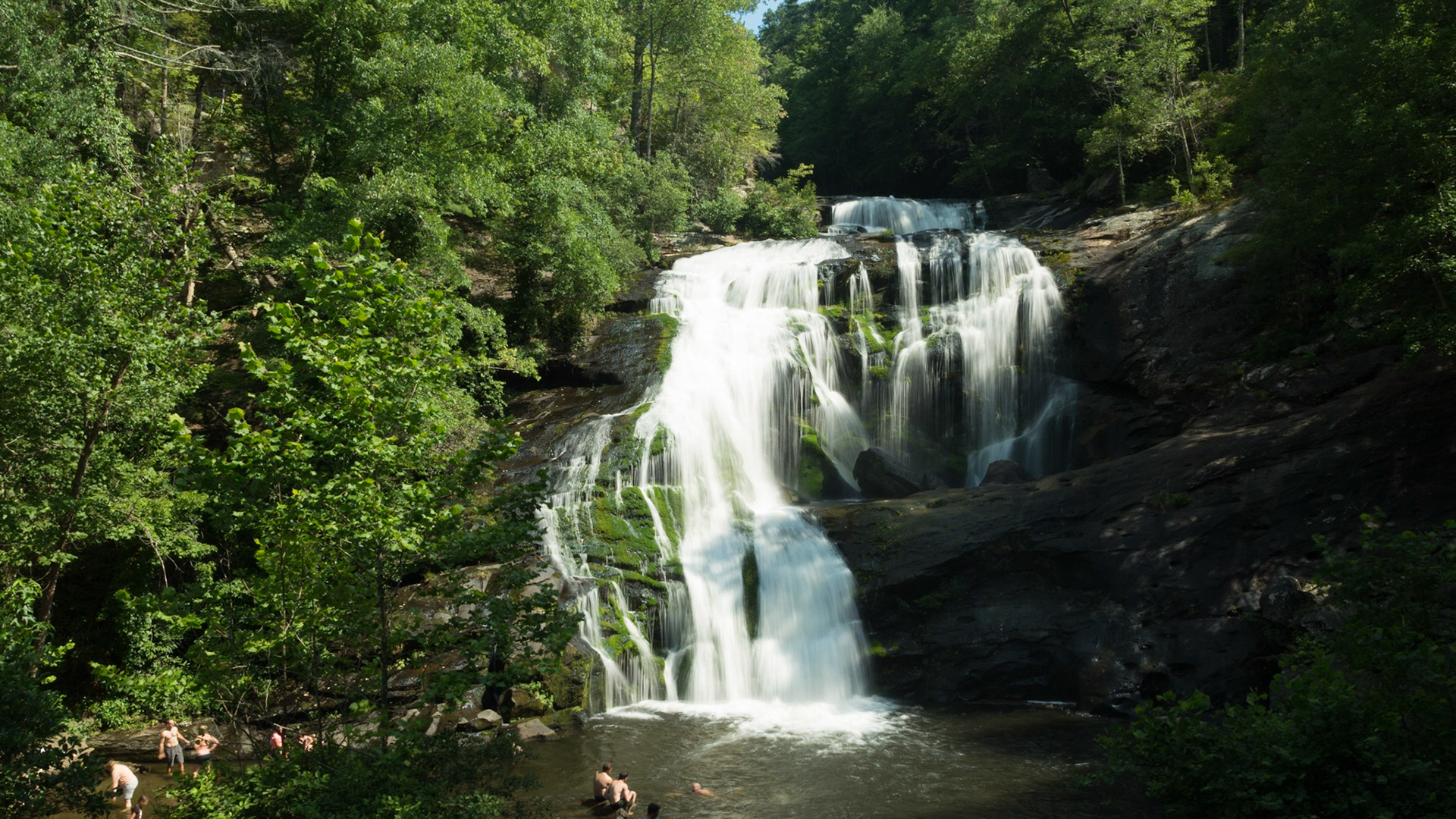 I had not been to Ball River Falls for some time.  With Christie out of town, I decided to drive down to see it after  church and lunch.  All these images were made from the bridge, without moving the tripod. It looks like I should probably refine the accuracy of the GPS logs.