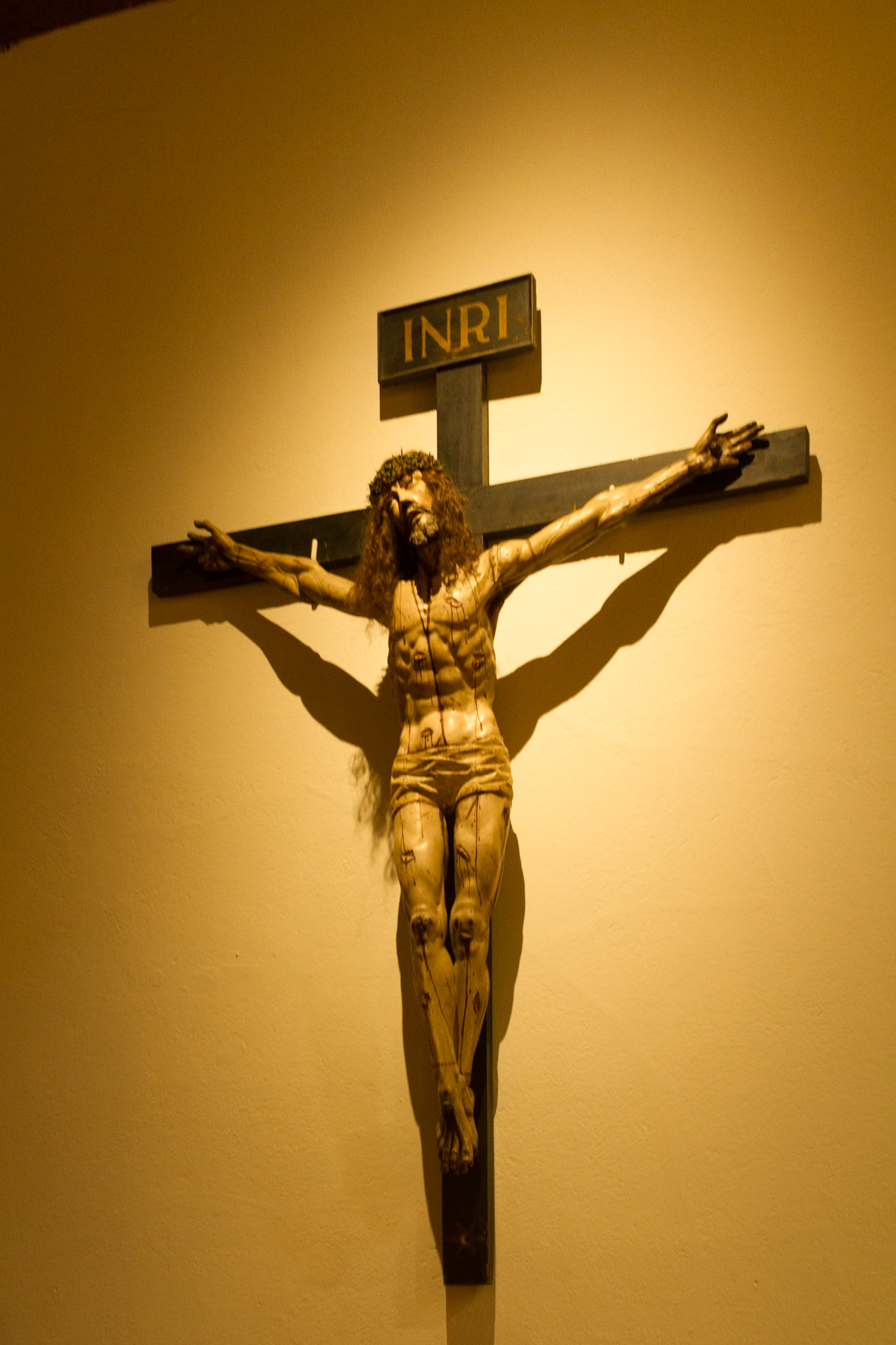 Imagery in the chapel, which was the remains of the older Spanish/Mexican church that once stood on the site of the current cathedral.