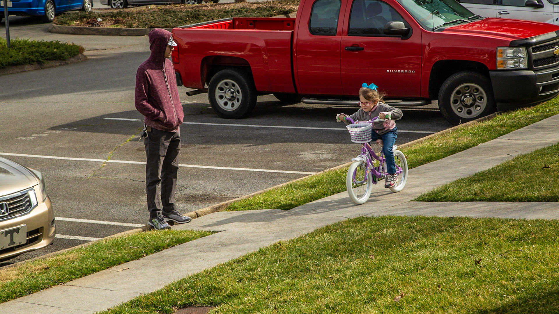 Josephine got a bicycle for her 7th birthday.