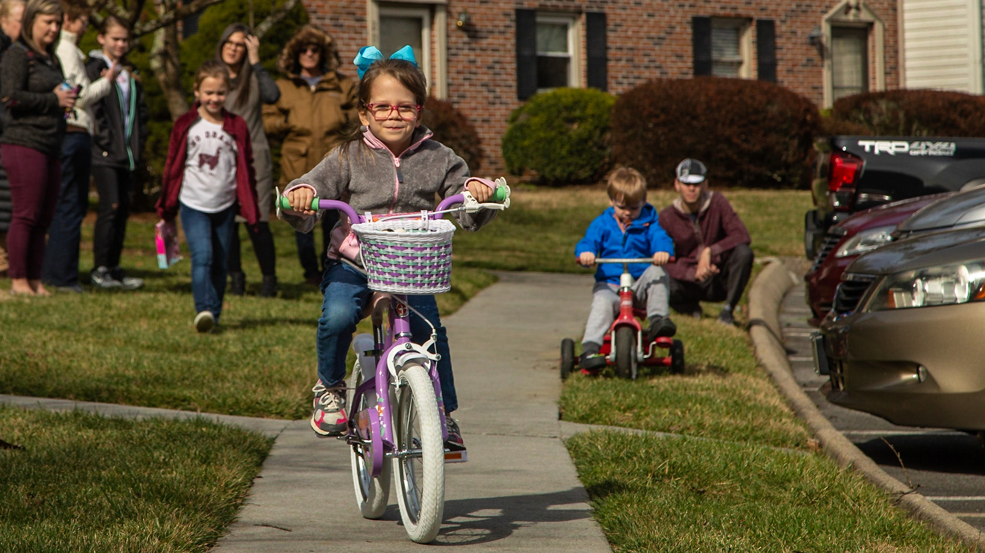 Josephine got a bicycle for her 7th birthday.