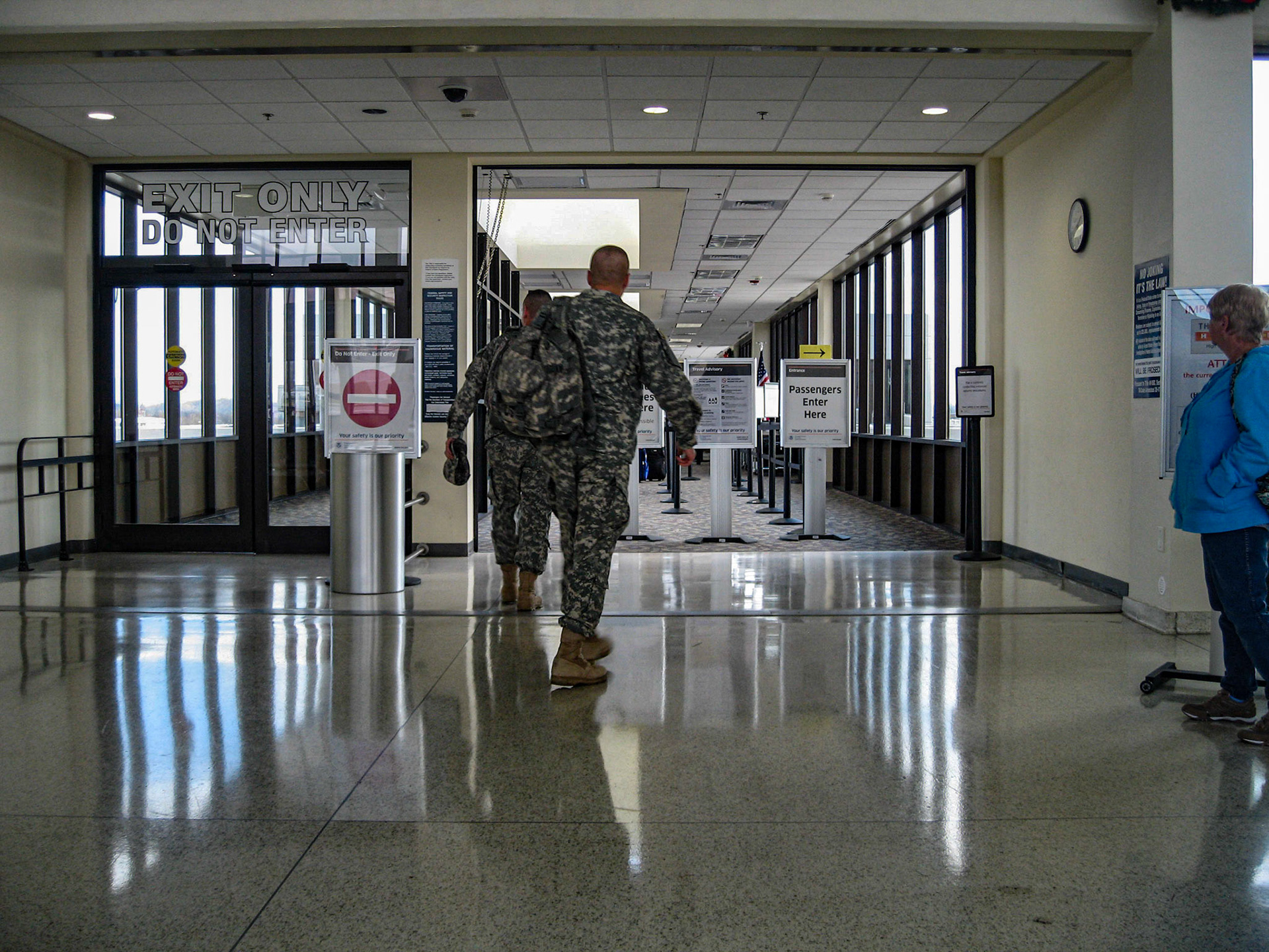 For about three months, Coit has been spending a few weeks at a variety of army installations and returning to his home, wife and two of my granddaughters for a week or two at a time.  Sophia was born during this time.  He was home for too few days of Thanksgiving.  On November 27, he and a lifelong friend left for the last time before traveling to the Middle East for a year.  The friend’s family was there with us.  I used Christie’s small point &amp; shoot Canon to capture as much of the scene as I could.