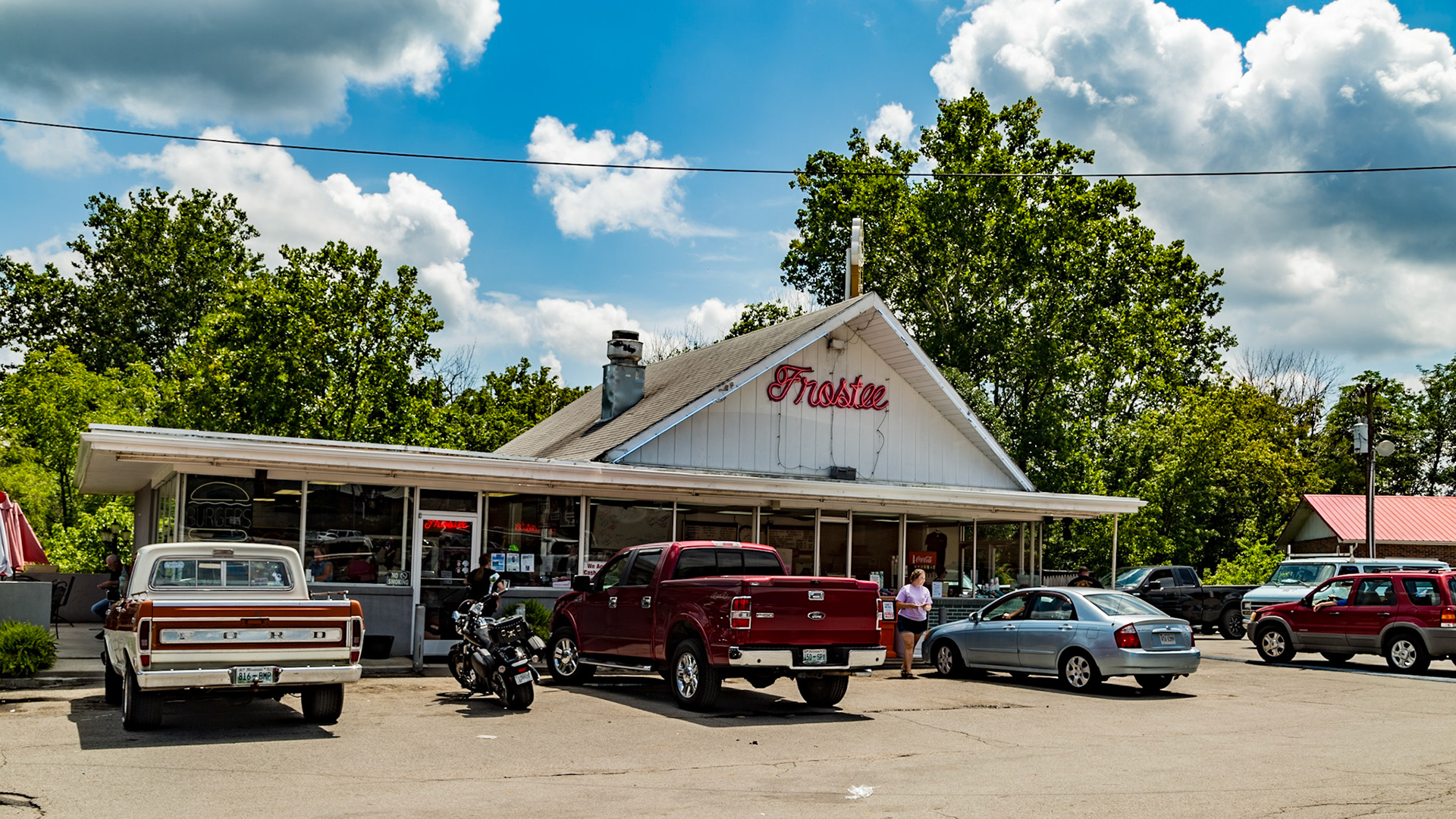 Tonight, I saw an advertisement for a cruise of some kind. There was a picture of food they called “local cuisine.” My guess is eighty-five bucks that serving. For a few days, I’ve been thinking it’s about time I went for local cuisine at the Frostee Freeze – maybe soon.