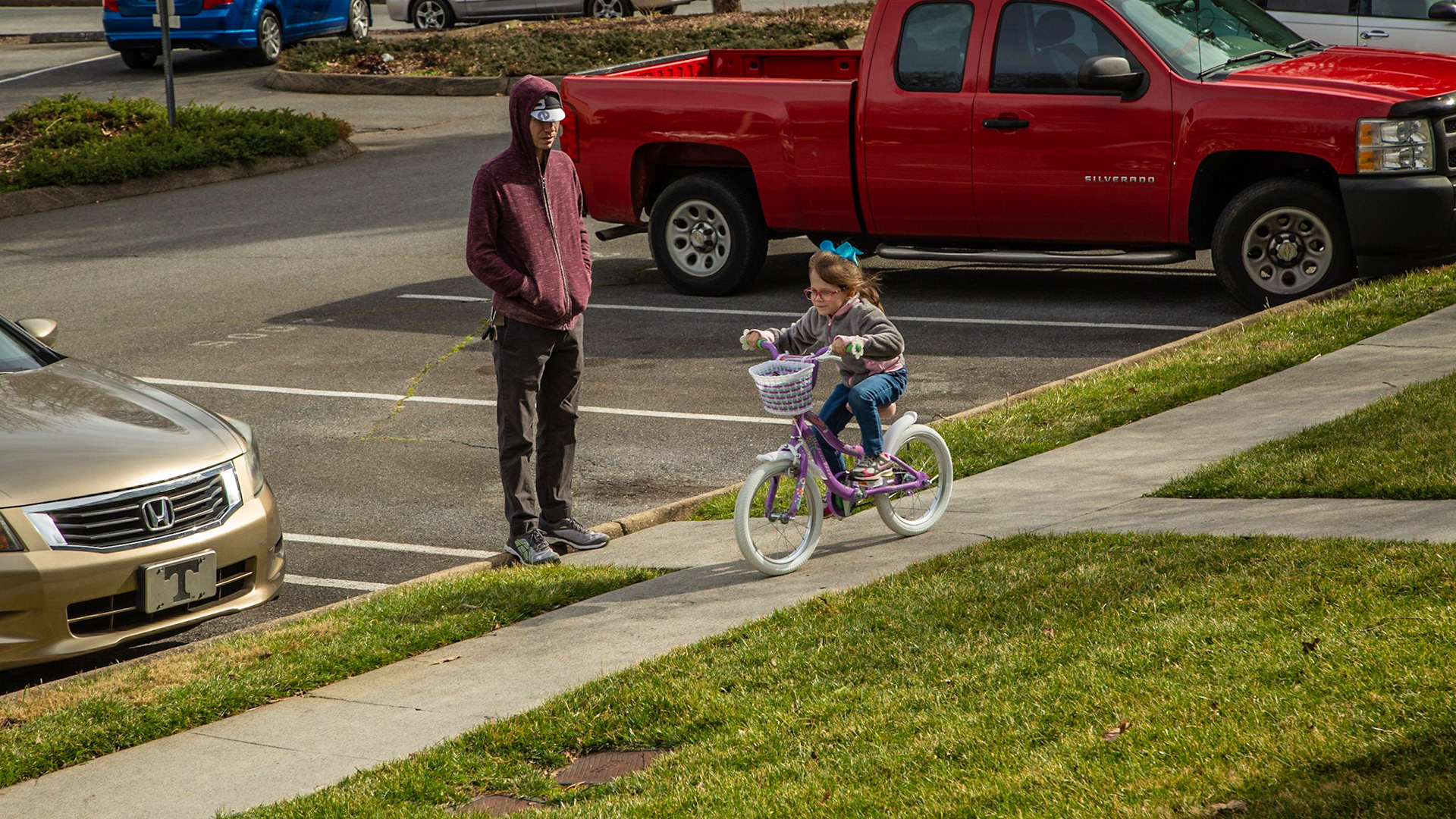 Josephine got a bicycle for her 7th birthday.