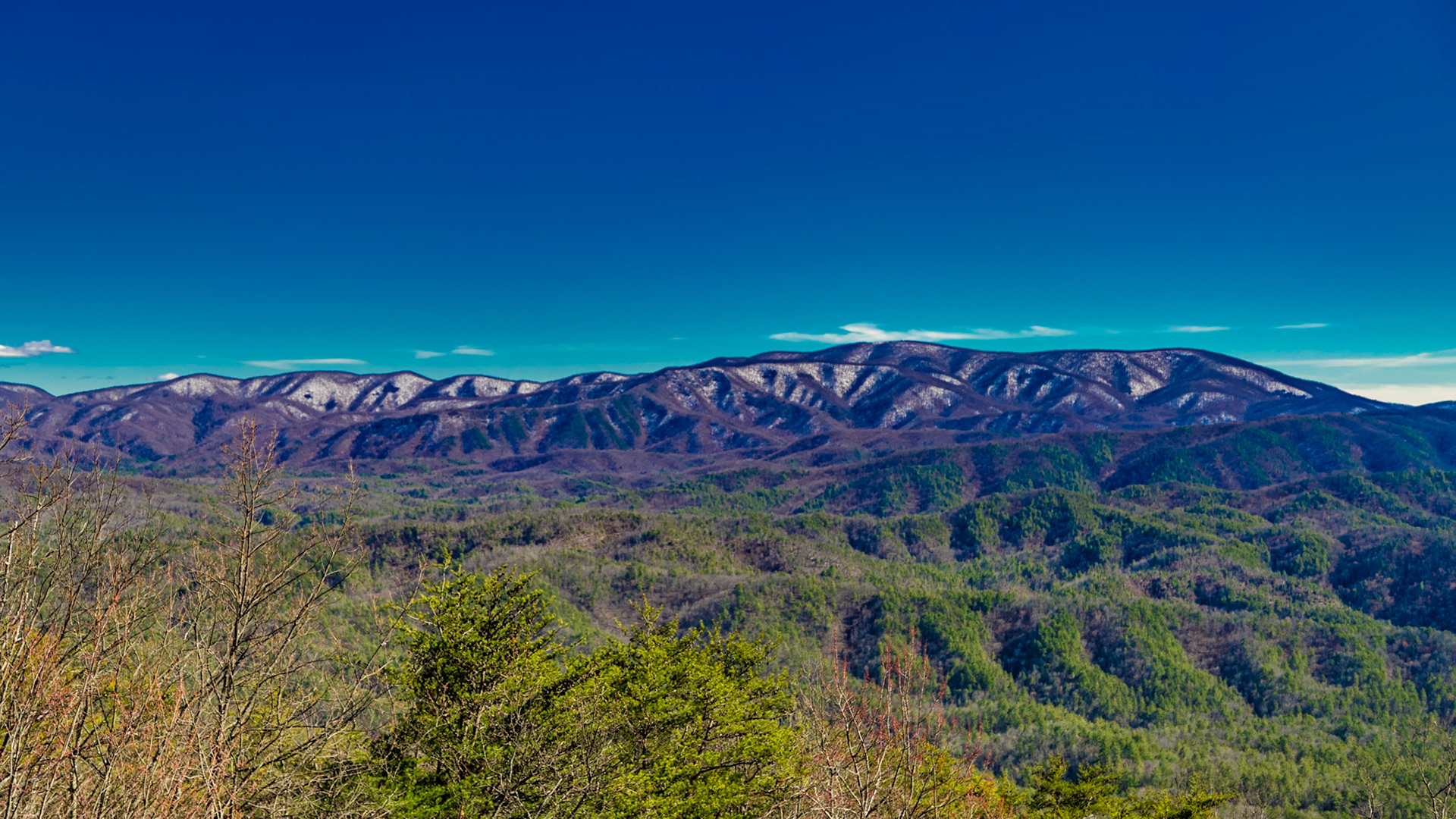 Today was a beautiful day to drive the Foothills Parkway.