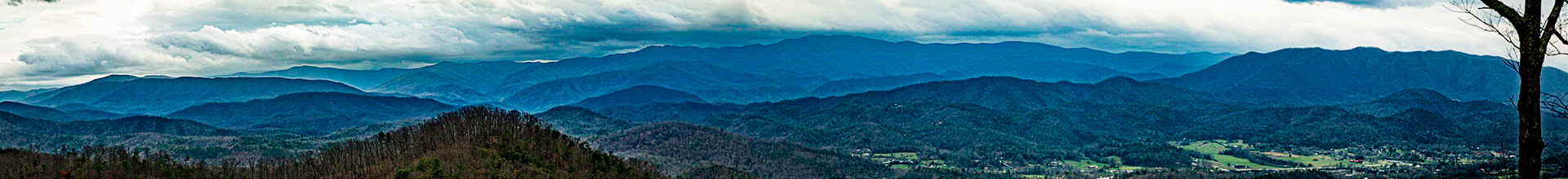 Wears Valley from Calor Gap, Foothills Parkway