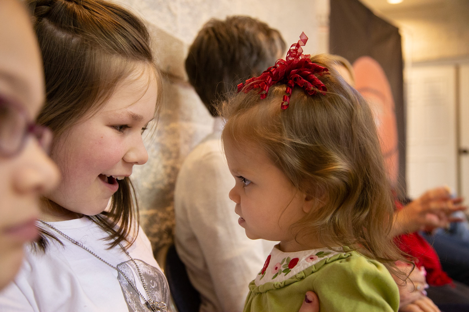 This is the third year a trip to Josephine's birthday party meant watching Trever and Grace, her older siblings, play basketball at Munsey United Methodist Church.  The first time was not really Josephine's birthday.  It was a few days after her birth. So, this trip was at the time she turned 2.