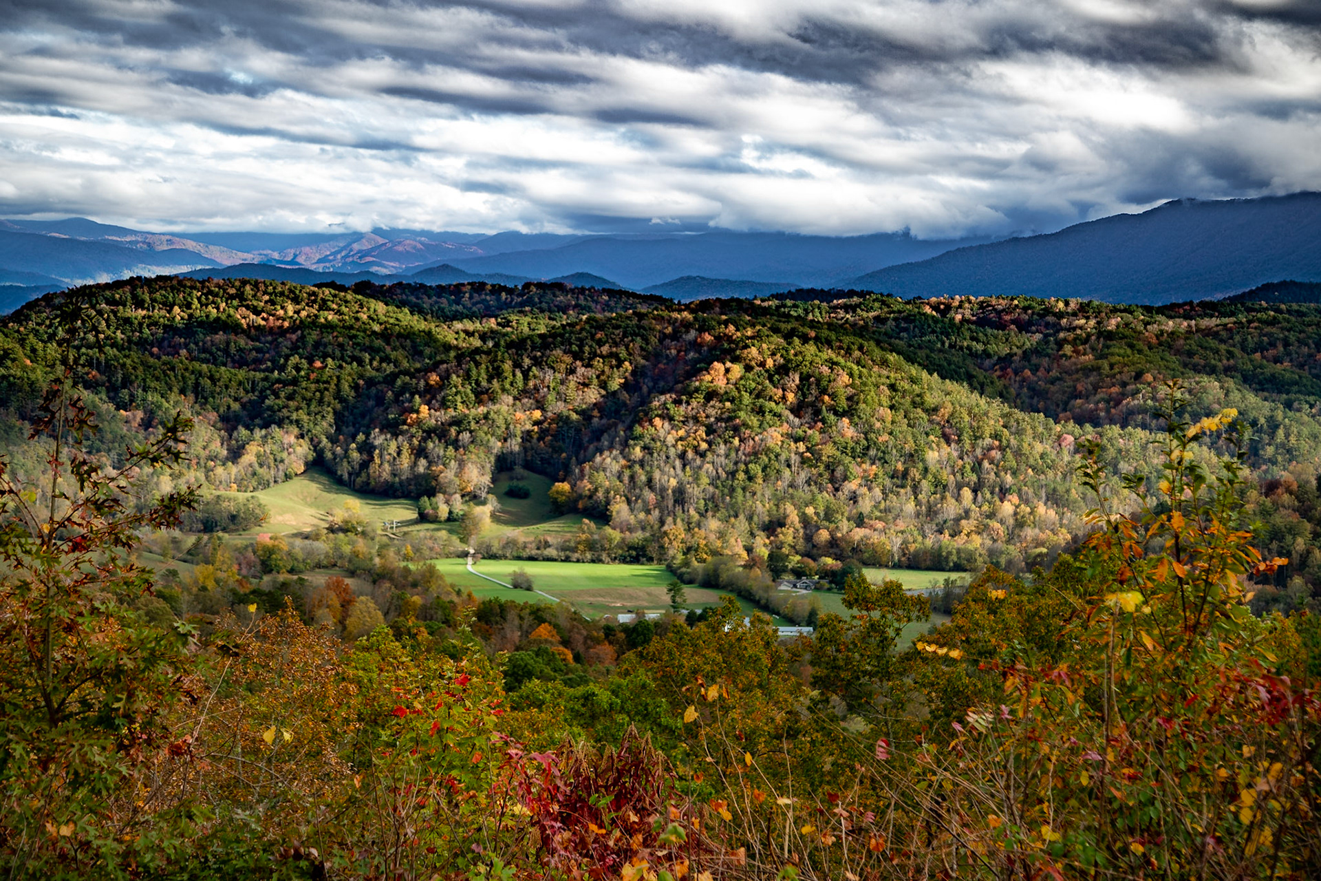 Early Fall Color on Foothills Parkway