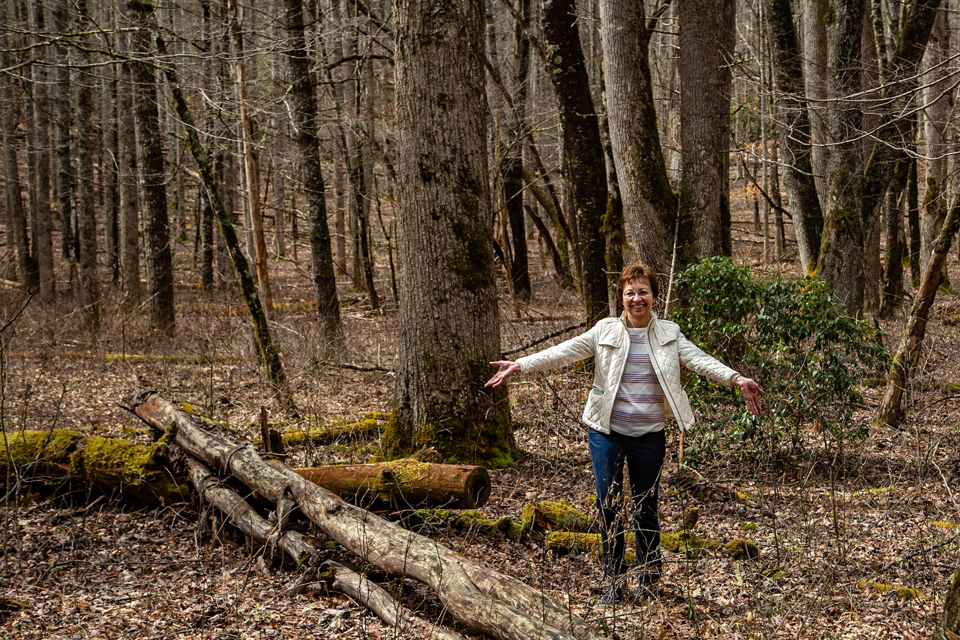 Christie on the Woody Place Trail
