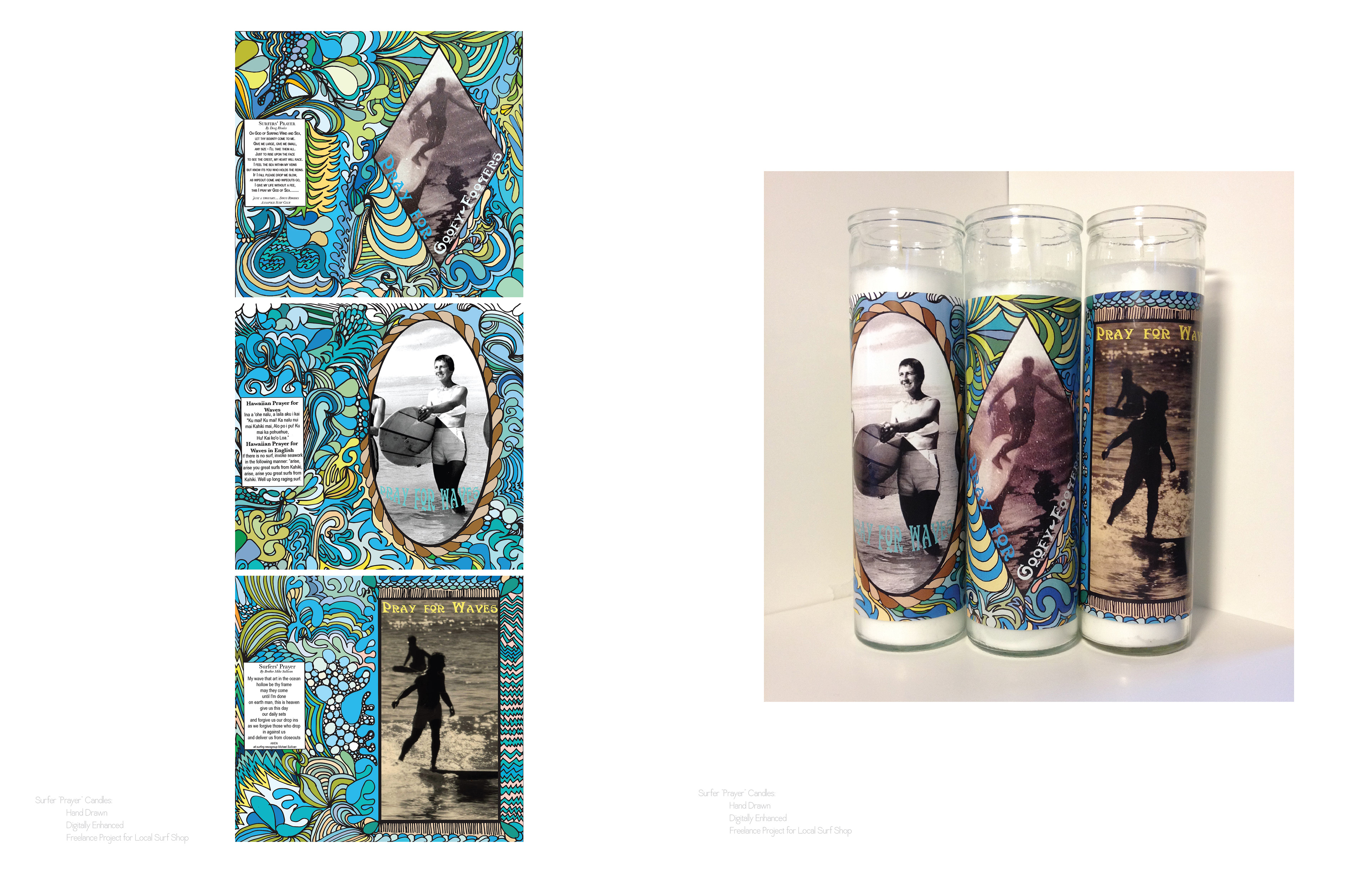 Lightly Salted Candle Work (label creation 2016)