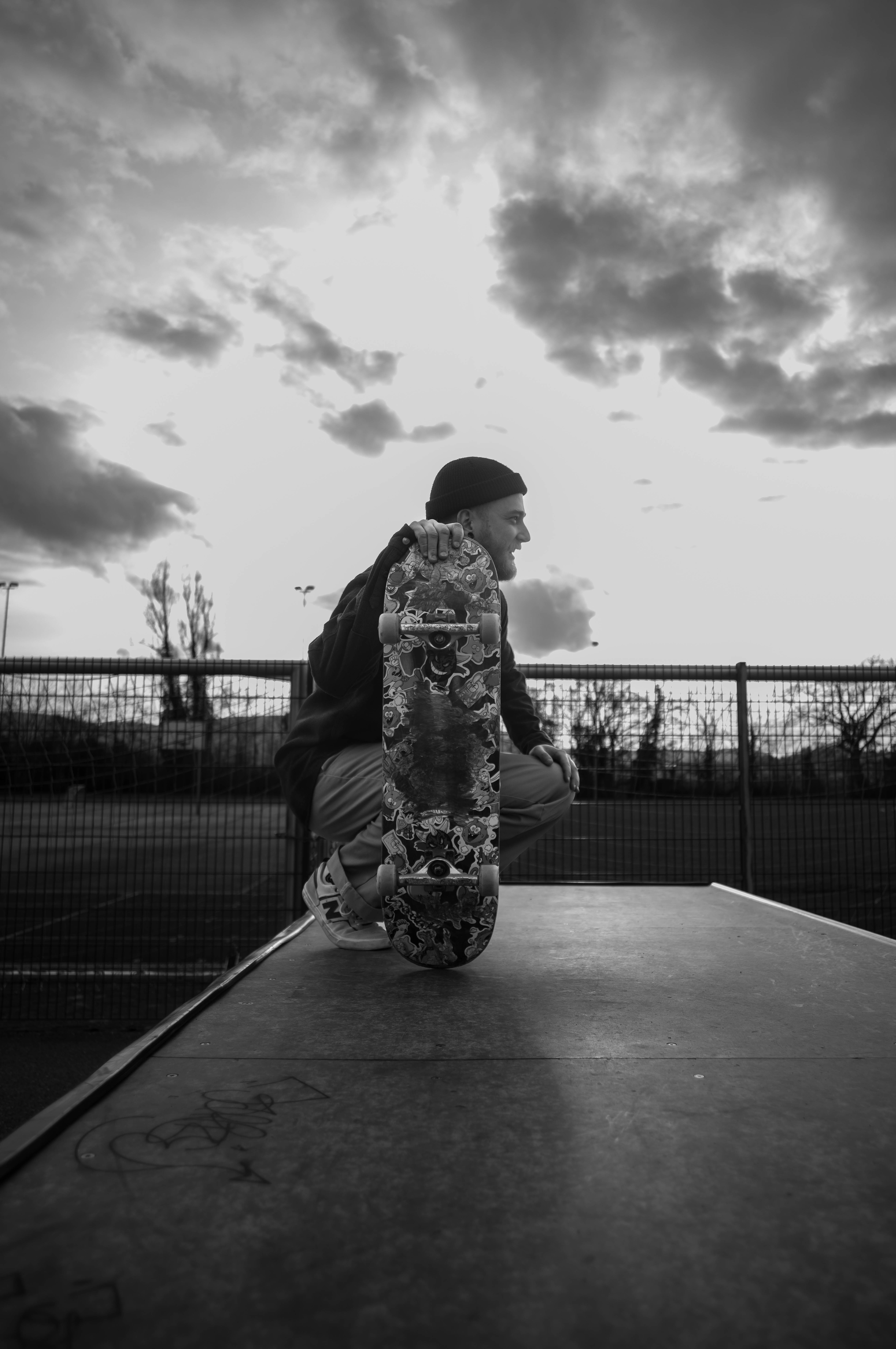 Skateboard Break bevor Sunset. Photography by Carmine Castelli