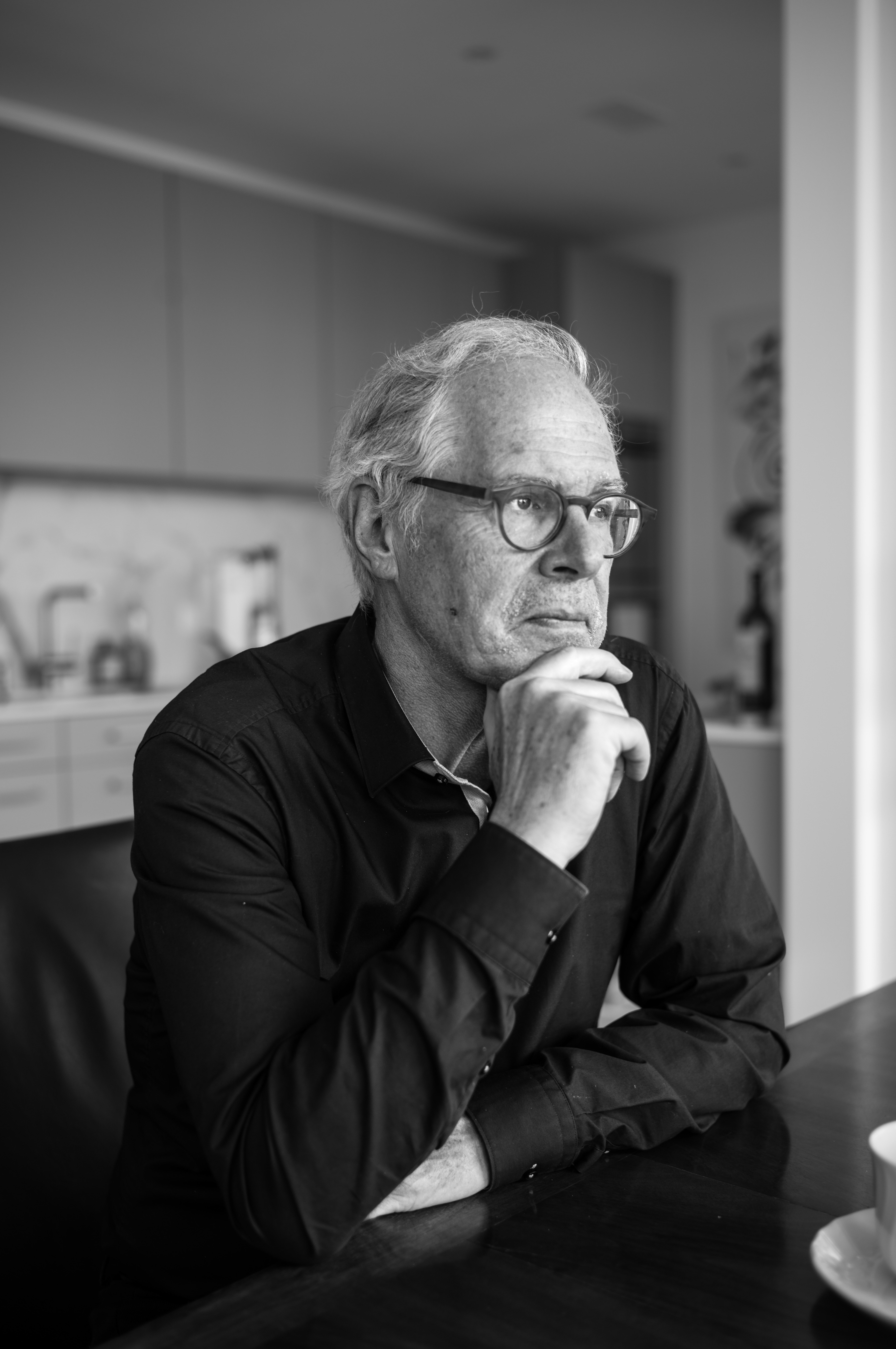 Prof. Thierry Carrel during our conversation about the challenges he faces as a renowned heart surgeon, his passion for music, and his upcoming trip to Mongolia to help others. 