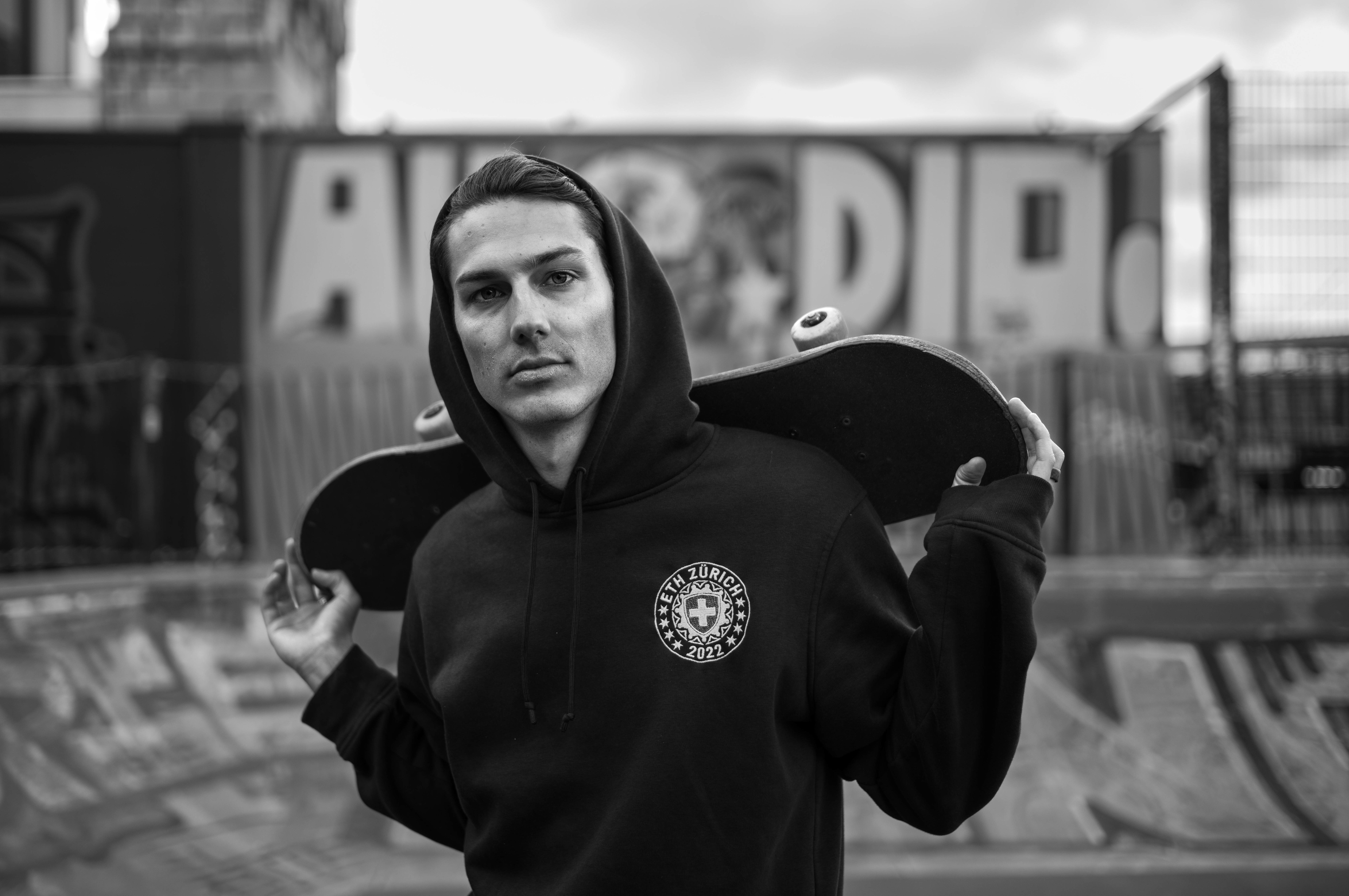 Portrait of a Skateboarder at Purple Park Basel by Carmine Castelli