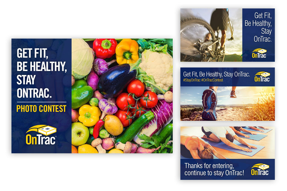 OnTrac Get Fit photo contest social media ad campaign