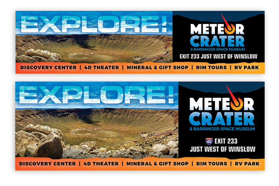 Meteor Crater Billboards