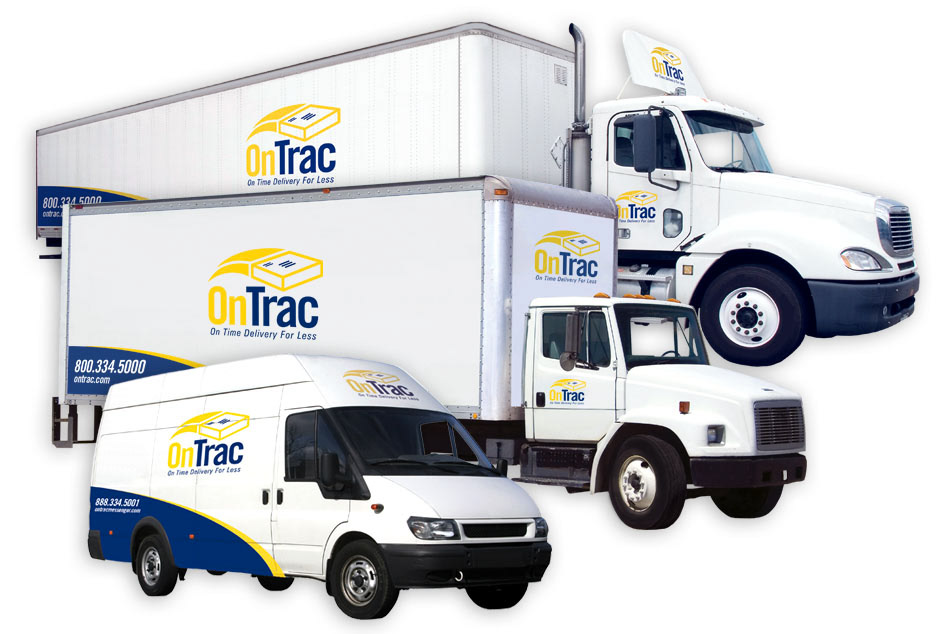 OnTrac Delivery fleet wraps