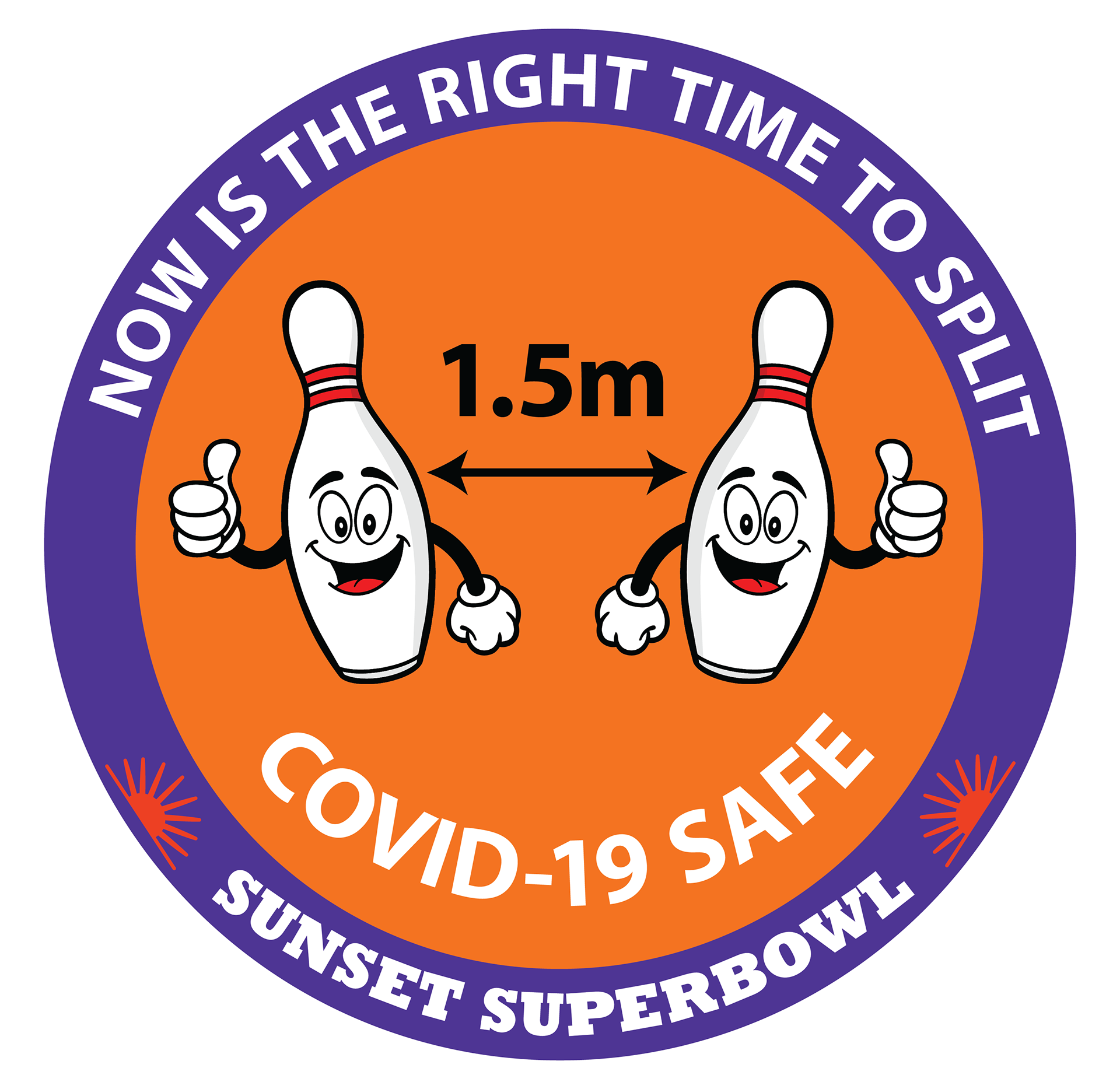 COVID-19 Floor Sticker