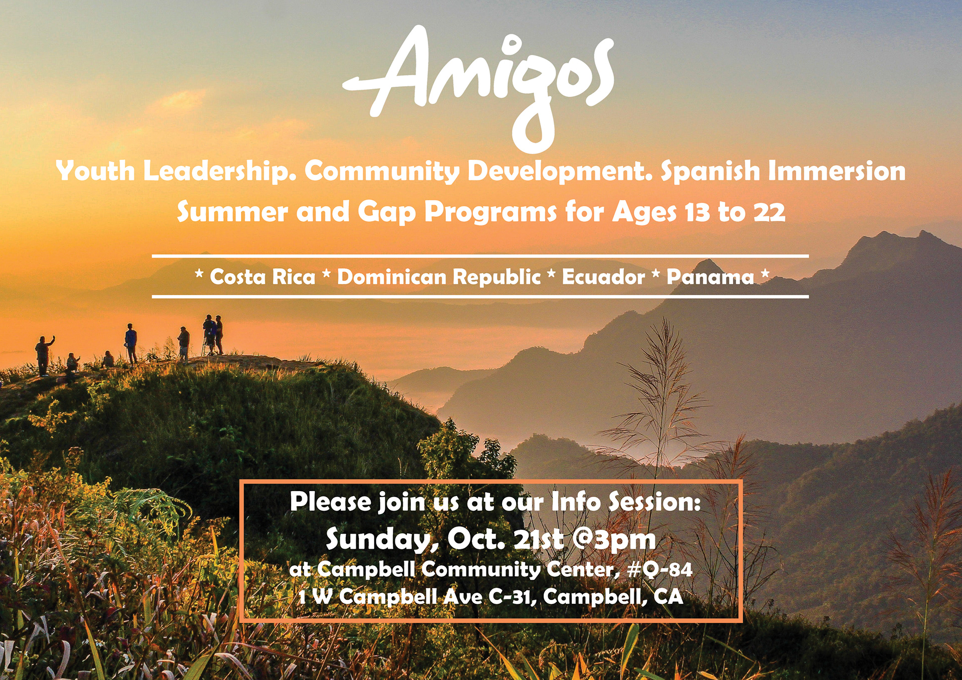 In-Person Information Session Ad Print Design