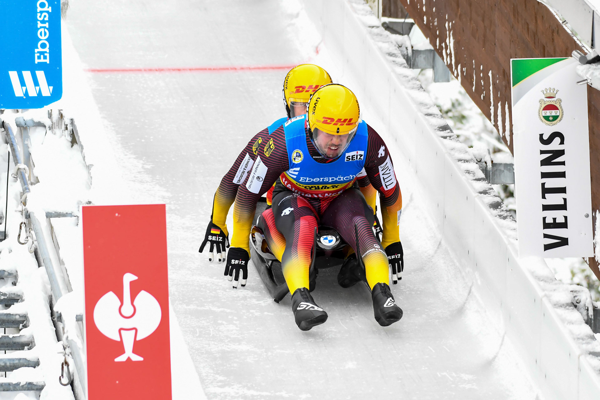 Tobias Wendl, Tobias Arlt, GER; Eberspächer Luge World Cup; Veltins Eisarena Winterberg 25.02.2023