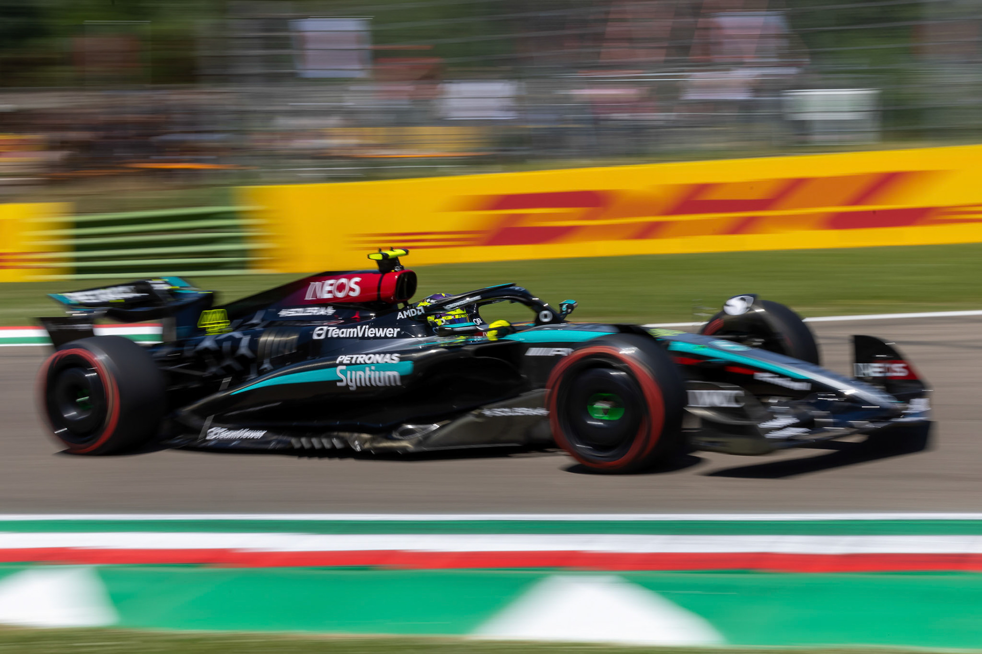 Lewis Hamilton #44, Mercedes-AMG Petronas F1 Team; F1 GP Imola / Italien Samstag, 18.05.2024