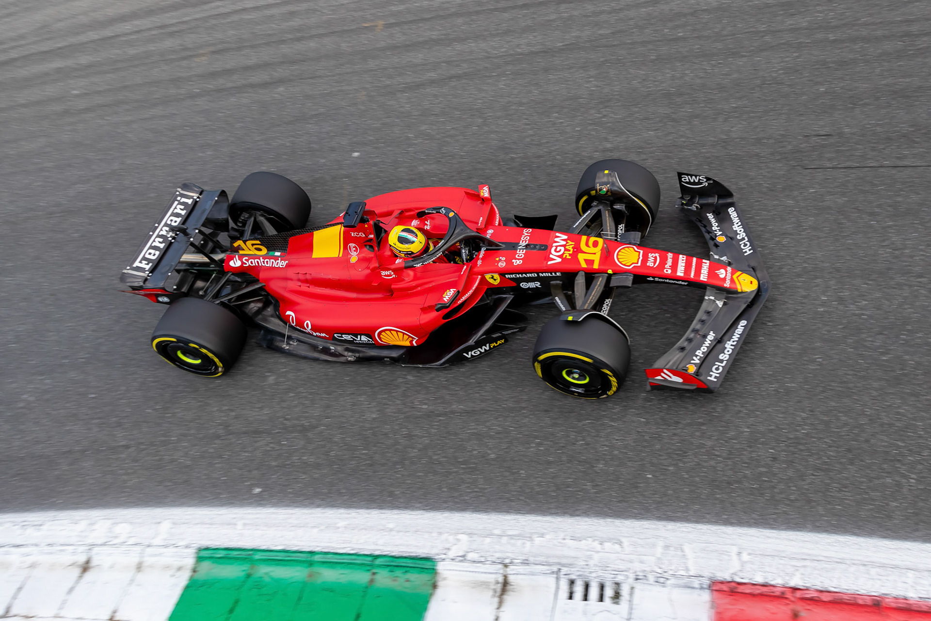 Charles Leclerc (MCO) Scuderia Ferrari;Formel 1 GP Italien / Monza. Freitag, 01.09.2023