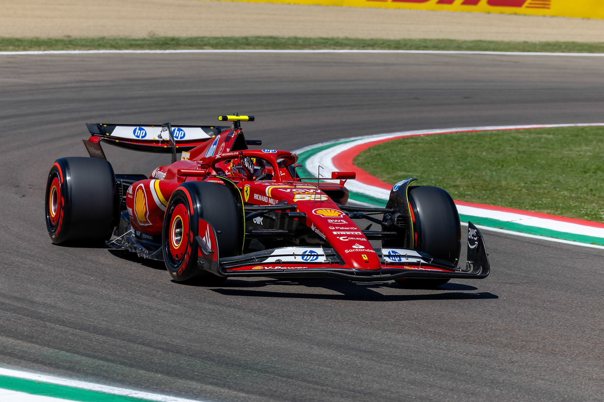Carlos Sainz #55, Scuderia Ferrari; F1 GP Imola / Italien Samstag, 18.05.2024