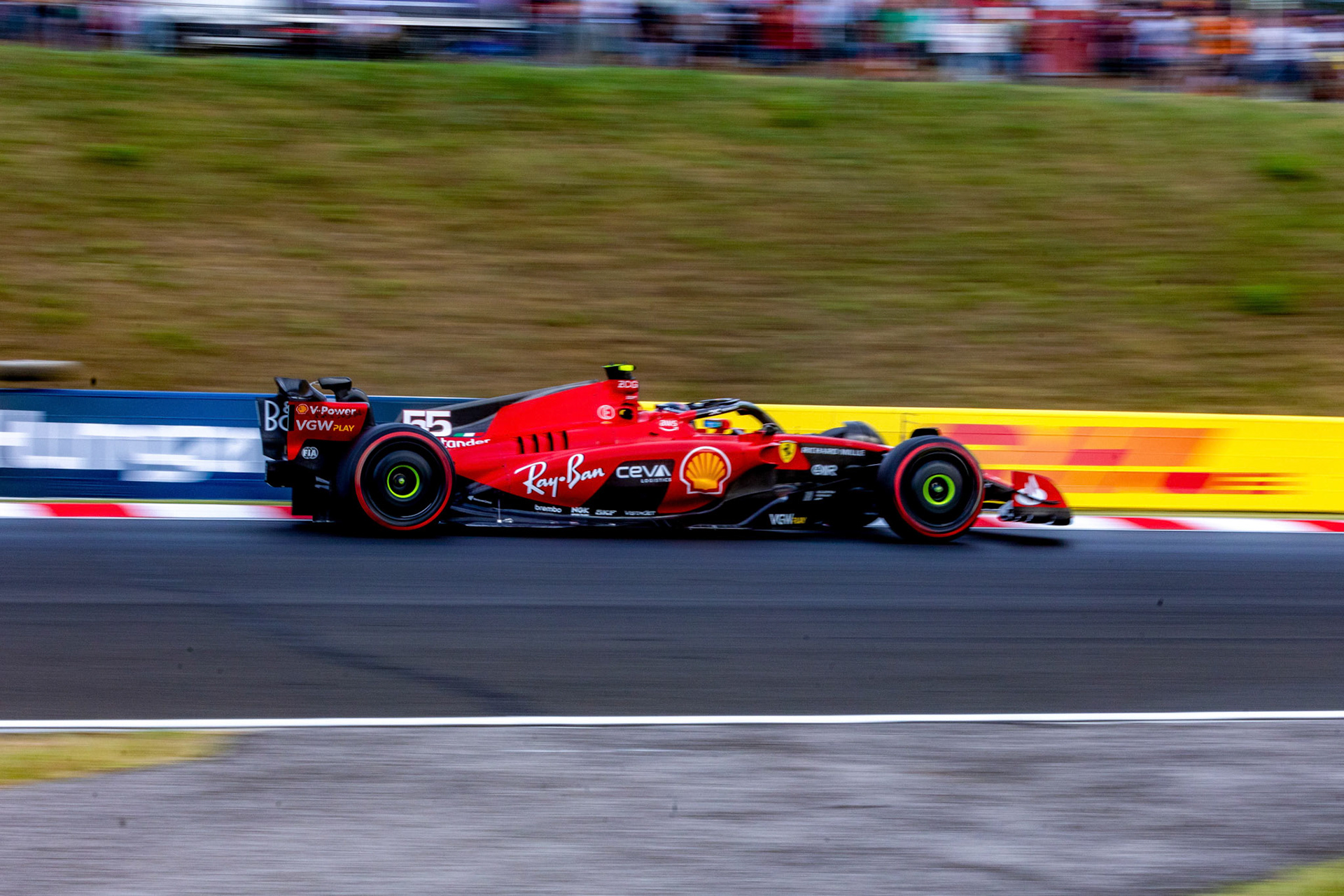 Carlos Sainz (ESP) Scuderia Ferrari; Formel 1 GP Budapest / Ungarn. Feitag, 21.07.2023