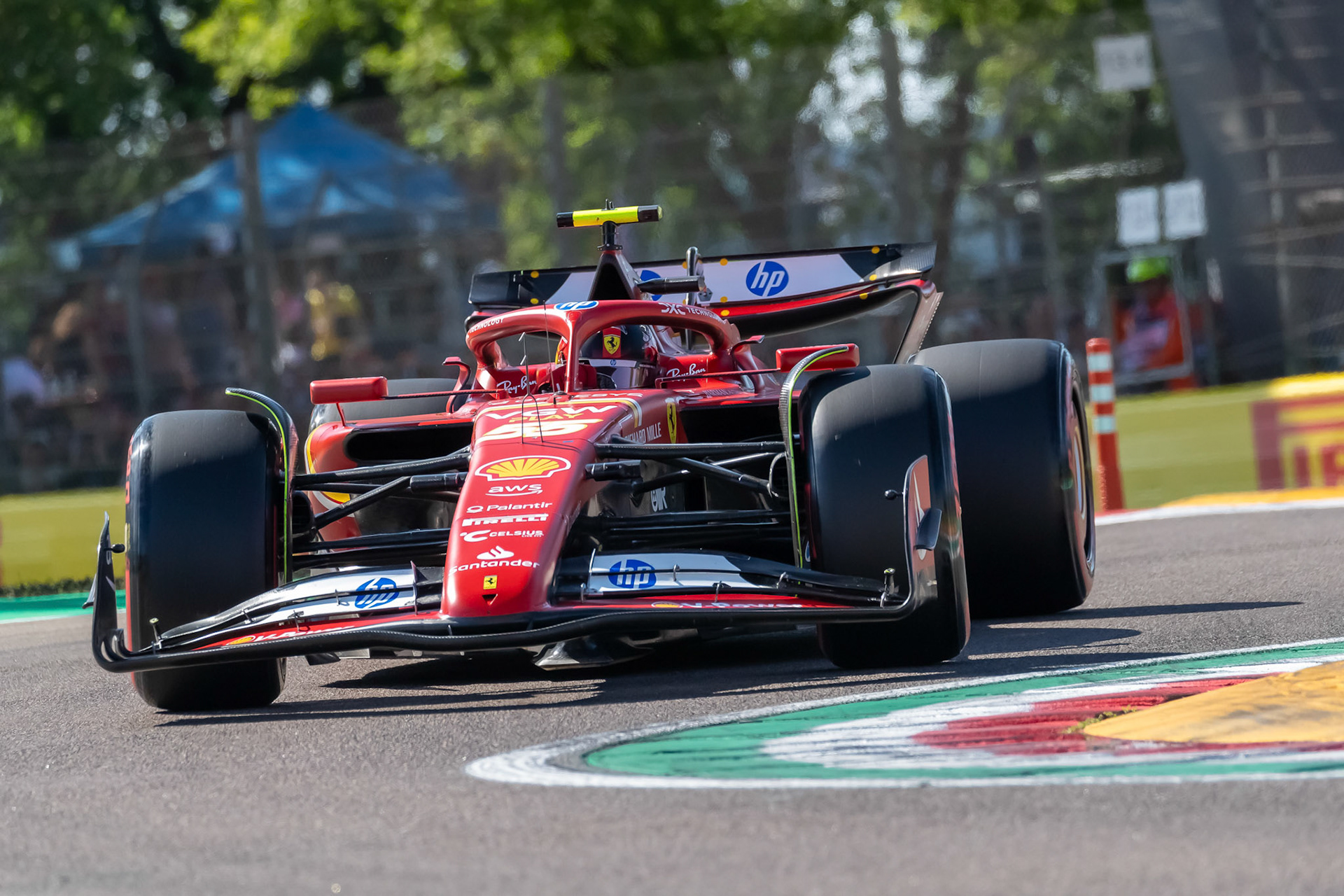 Carlos Sainz #55, Scuderia Ferrari; F1 GP Imola / Italien Samstag, 18.05.2024